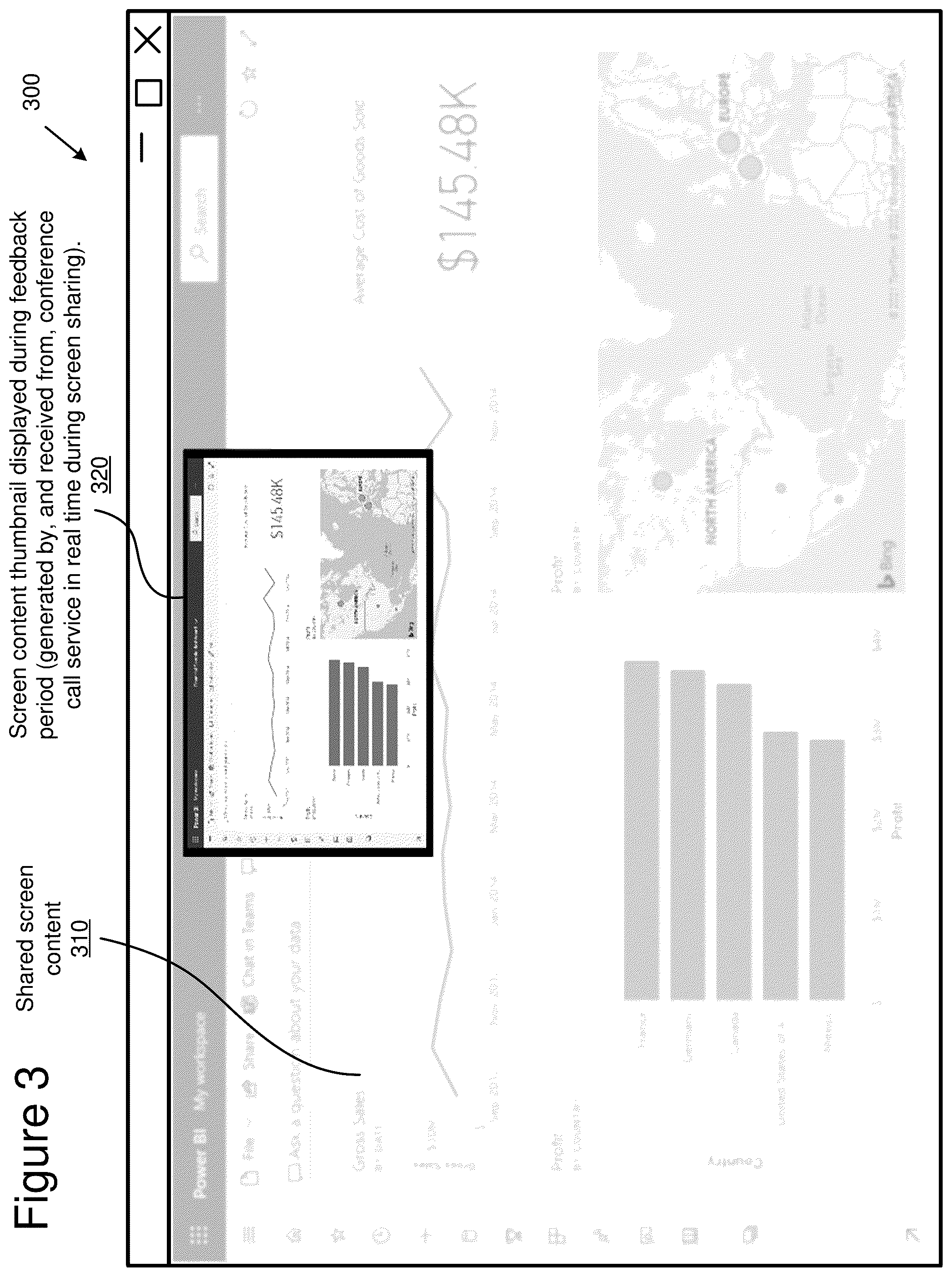 Patent US12101442 Figure 3 – Real-time audio and video feedback during conference calls