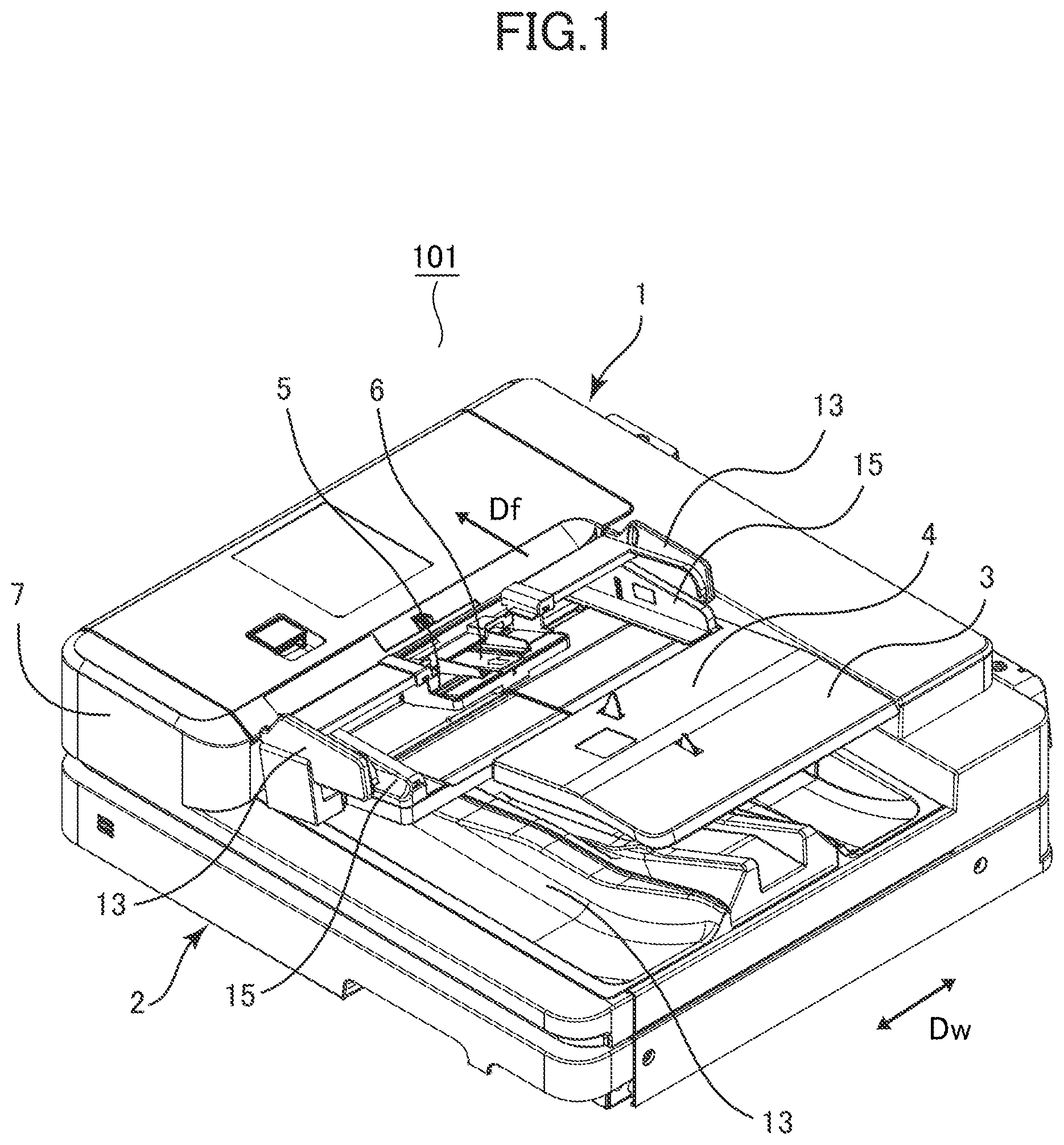 Patent US12101447 Figure 1 – Sheet feeding apparatus, image reading apparatus, and image forming apparatus
