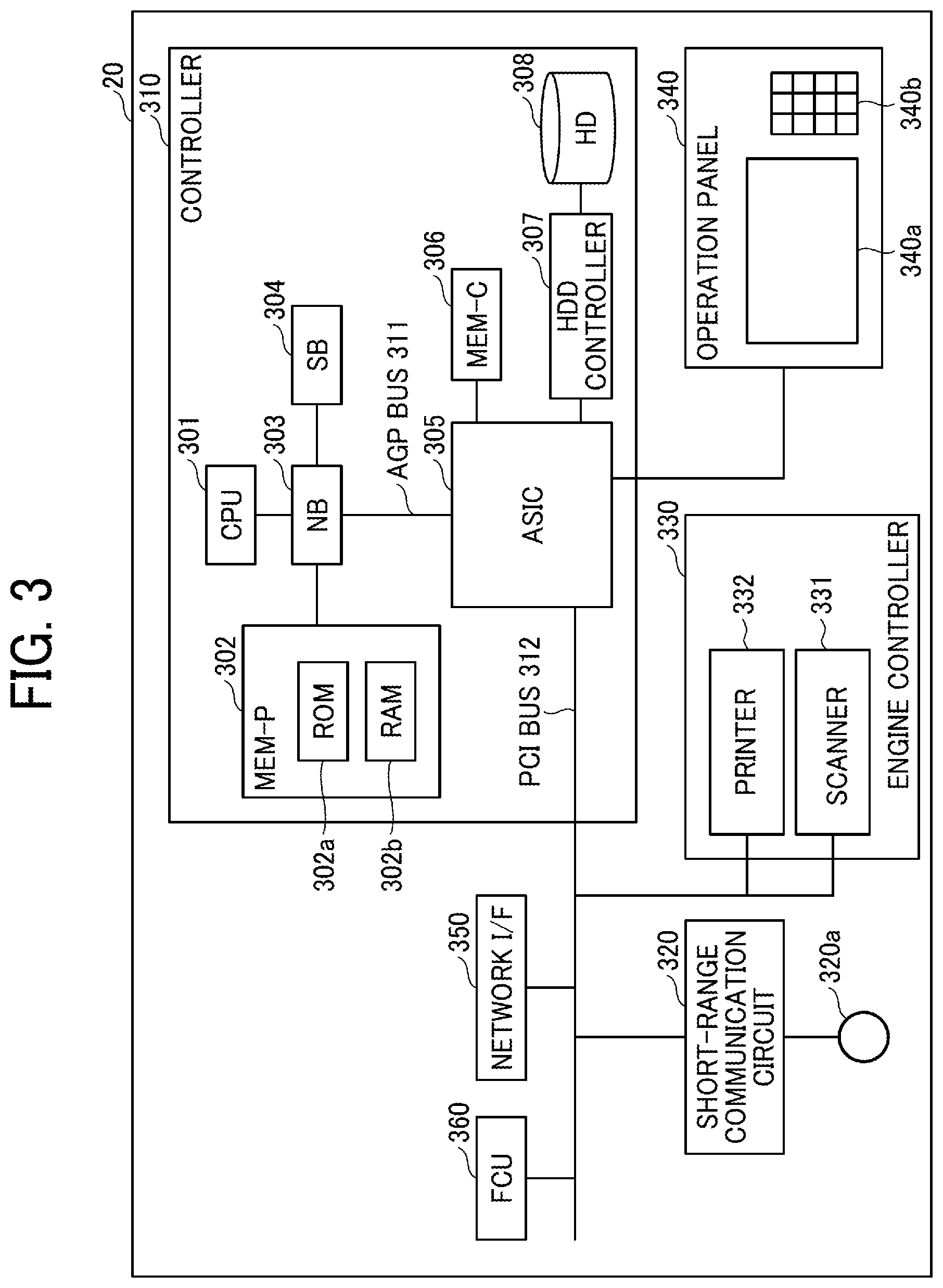 Patent US12101451 Figure 3 – Facsimile transmission system, facsimile transmission method, and non-transitory recording medium for determining which facsimile transmission is performed based on attribute