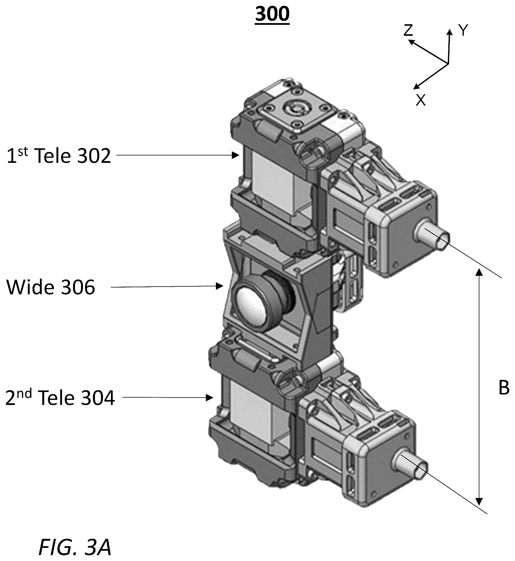 Patent US12101455 Figure 3 – Multi-aperture zoom digital cameras and methods of using same