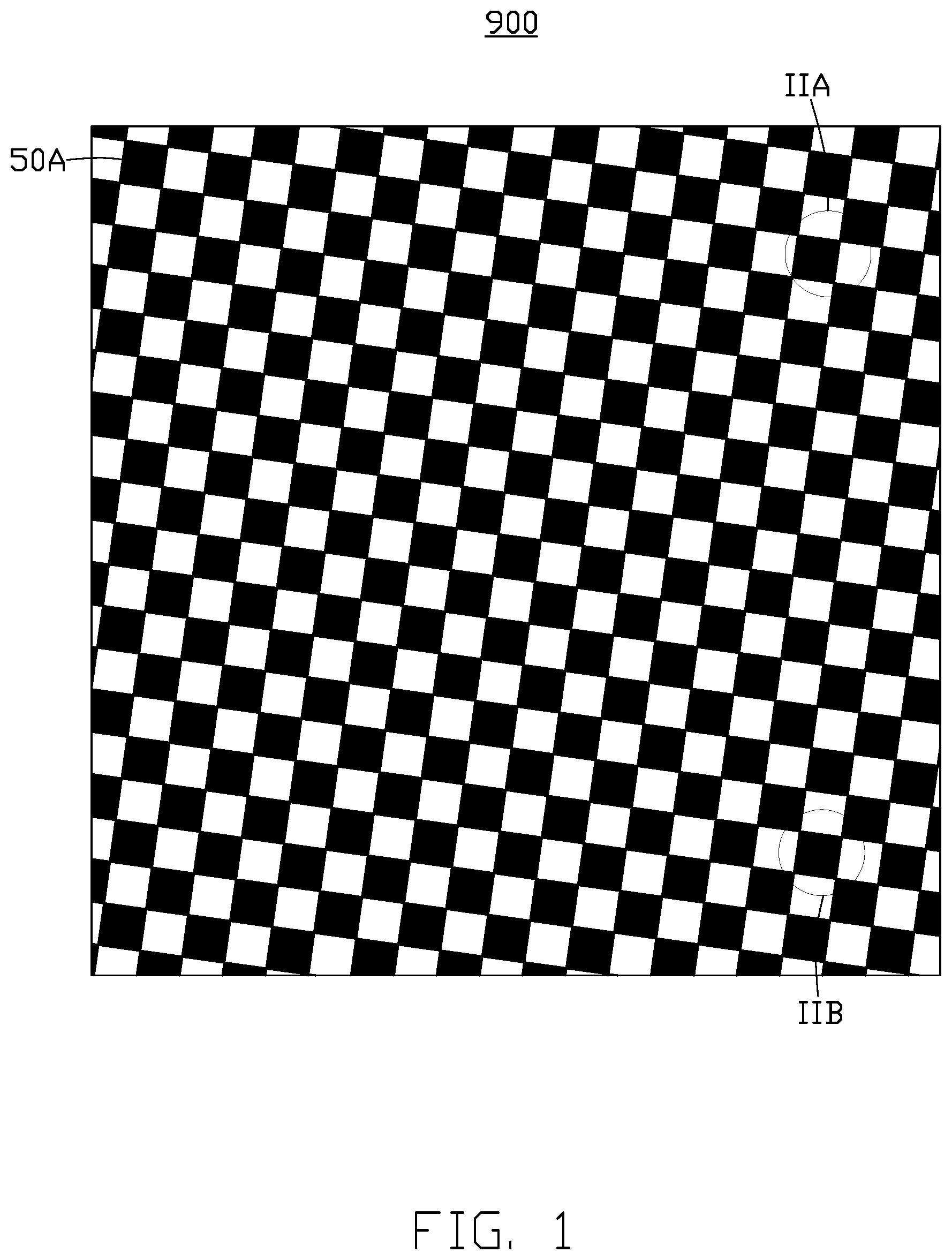 Patent US12101460 Figure 1 – Resolution test card for camera module