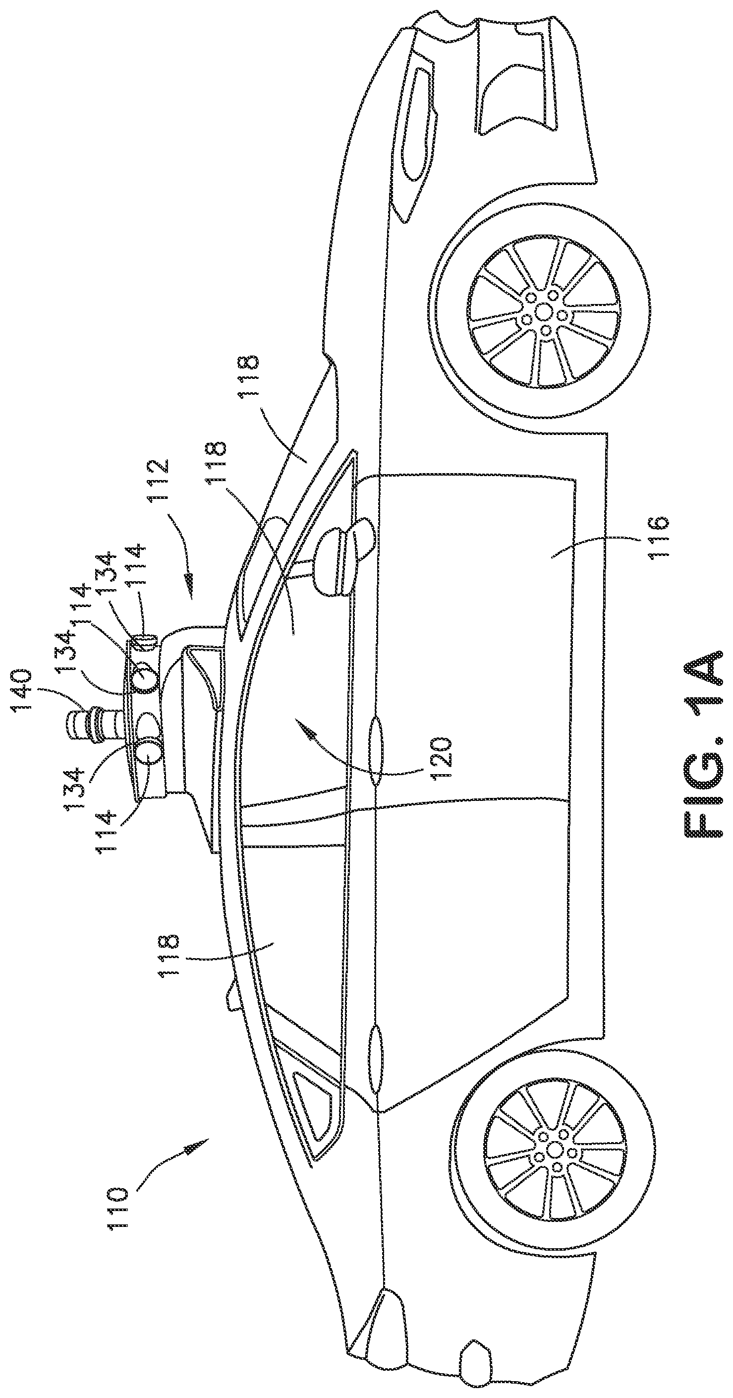 Patent US12101461 Figure 1 – Motorized mounting device for positioning an optical element within a field-of-view of an optical sensor and method of use