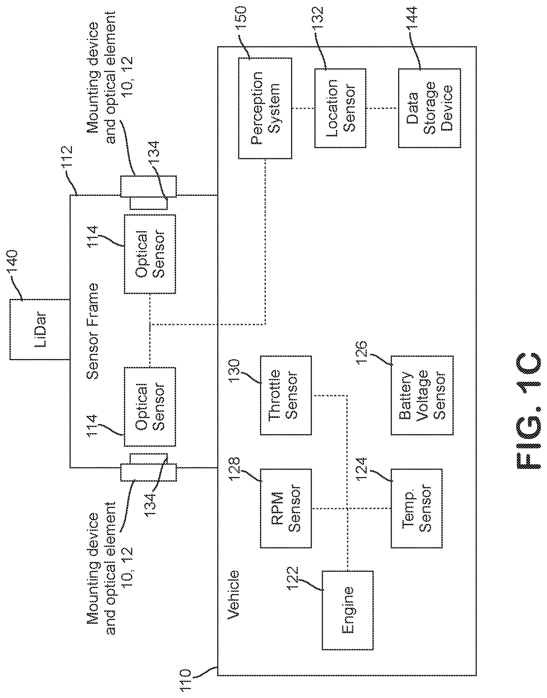 Patent US12101461 Figure 3 – Motorized mounting device for positioning an optical element within a field-of-view of an optical sensor and method of use