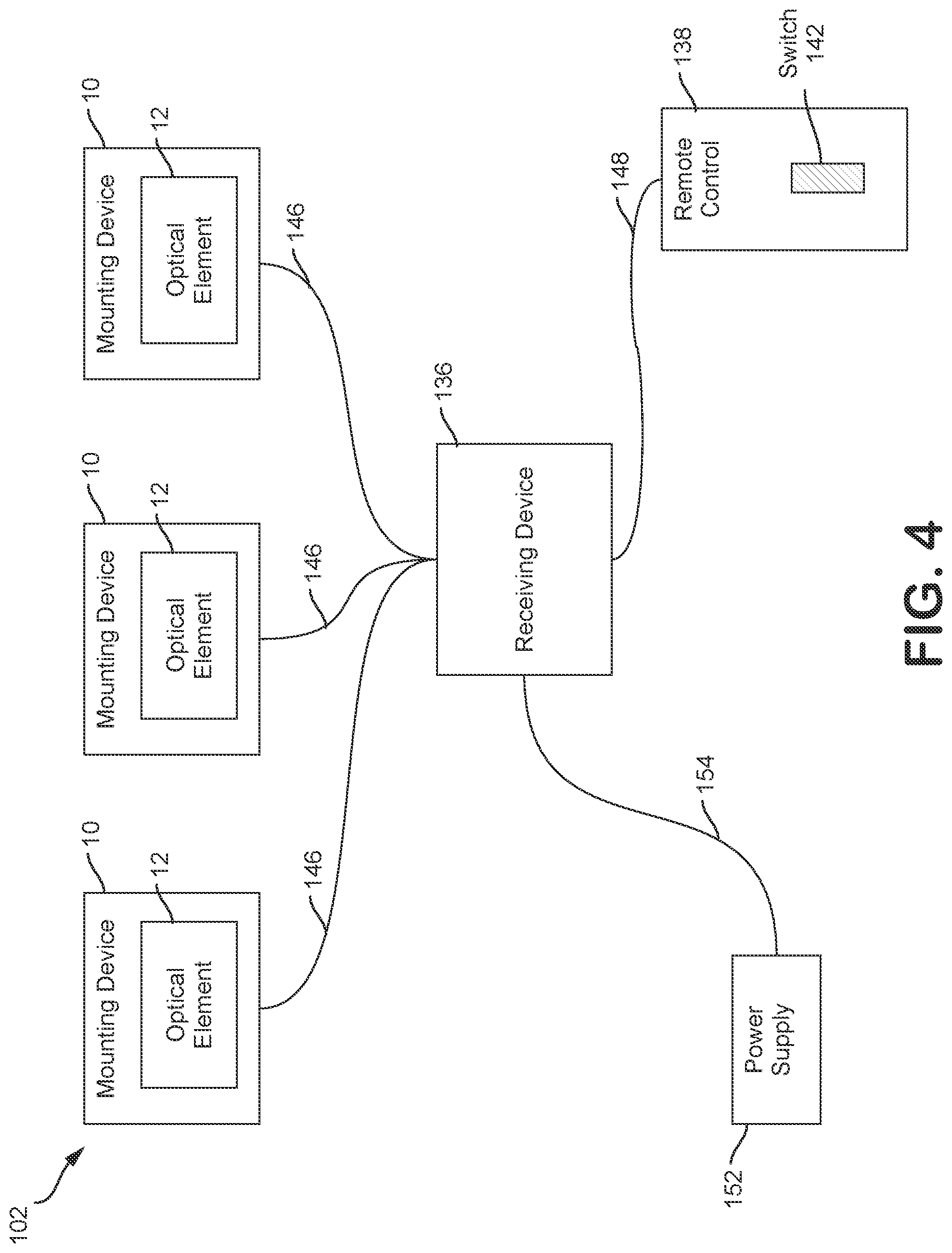 Patent US12101461 Figure 9 – Motorized mounting device for positioning an optical element within a field-of-view of an optical sensor and method of use