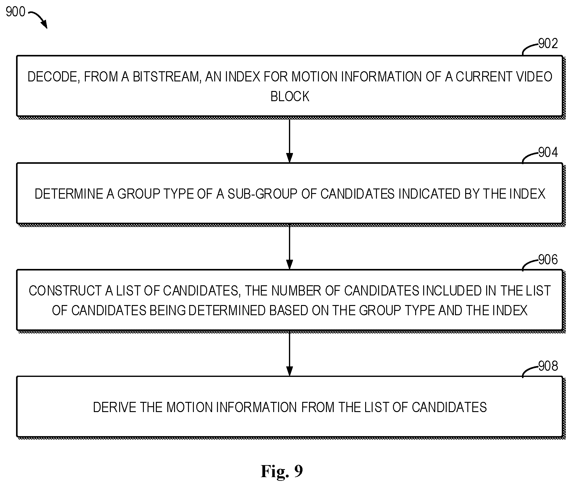 Patent US12101468 Figure 8 – Coding of motion information