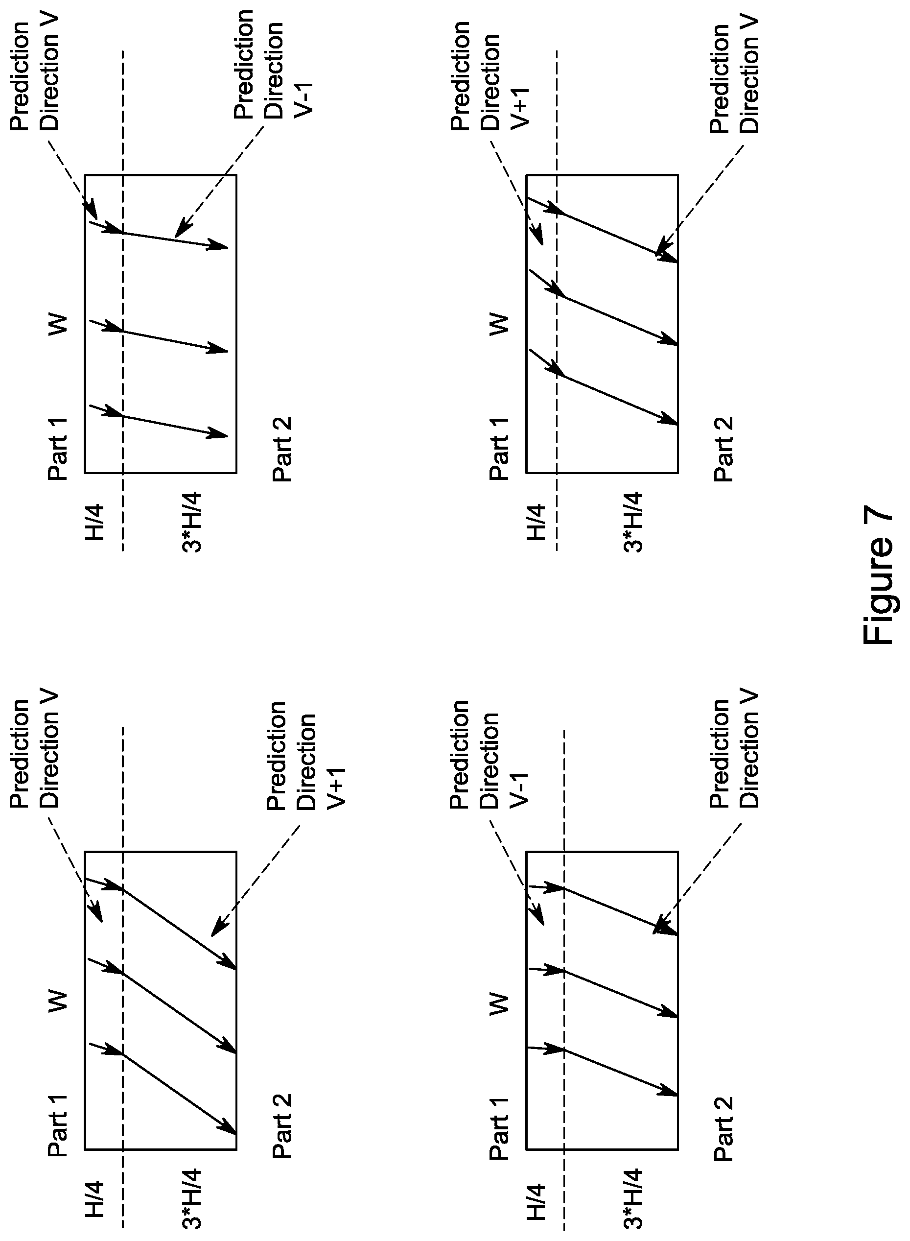 Patent US12101472 Figure 7 – Intra prediction mode partitioning