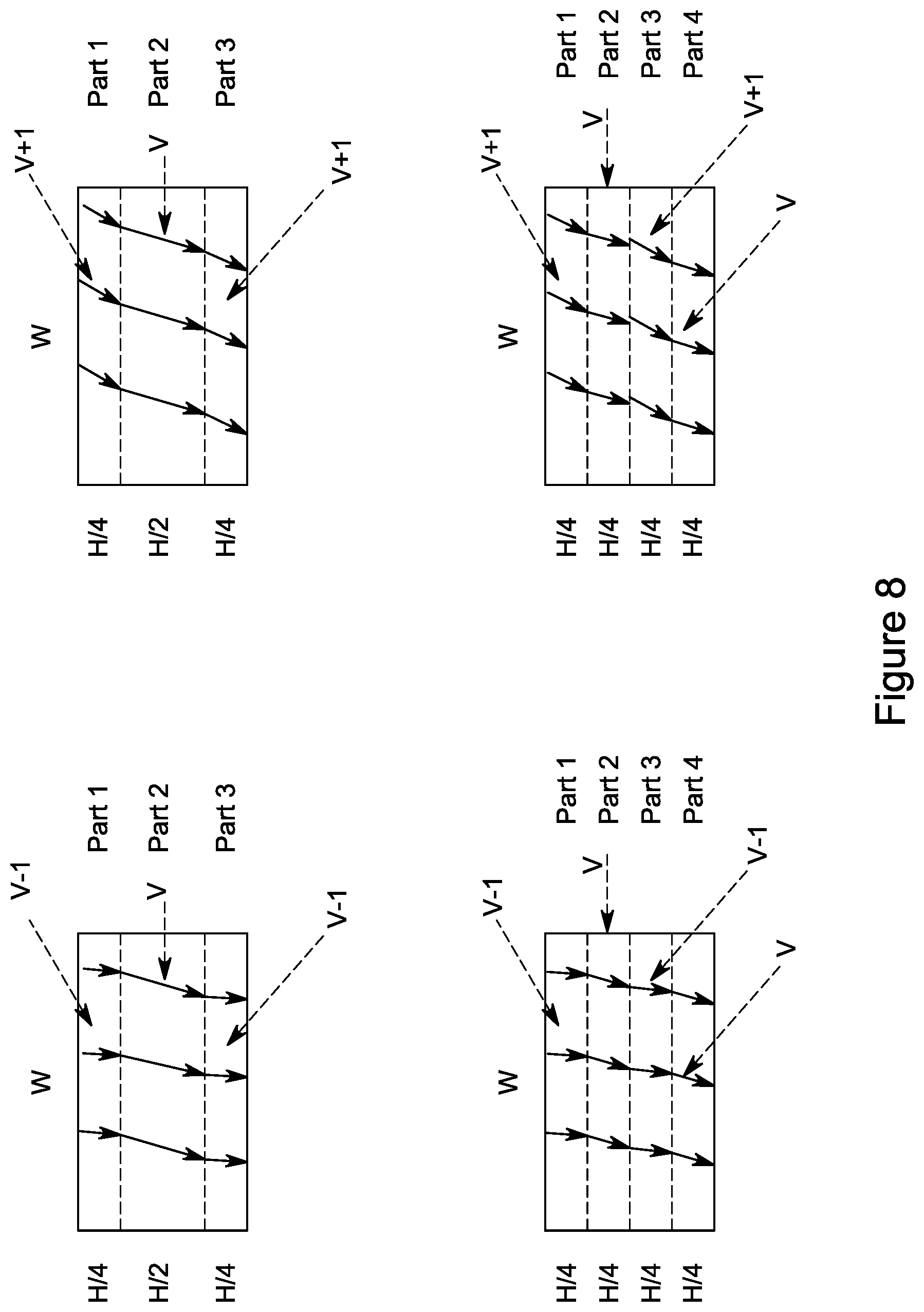 Patent US12101472 Figure 8 – Intra prediction mode partitioning