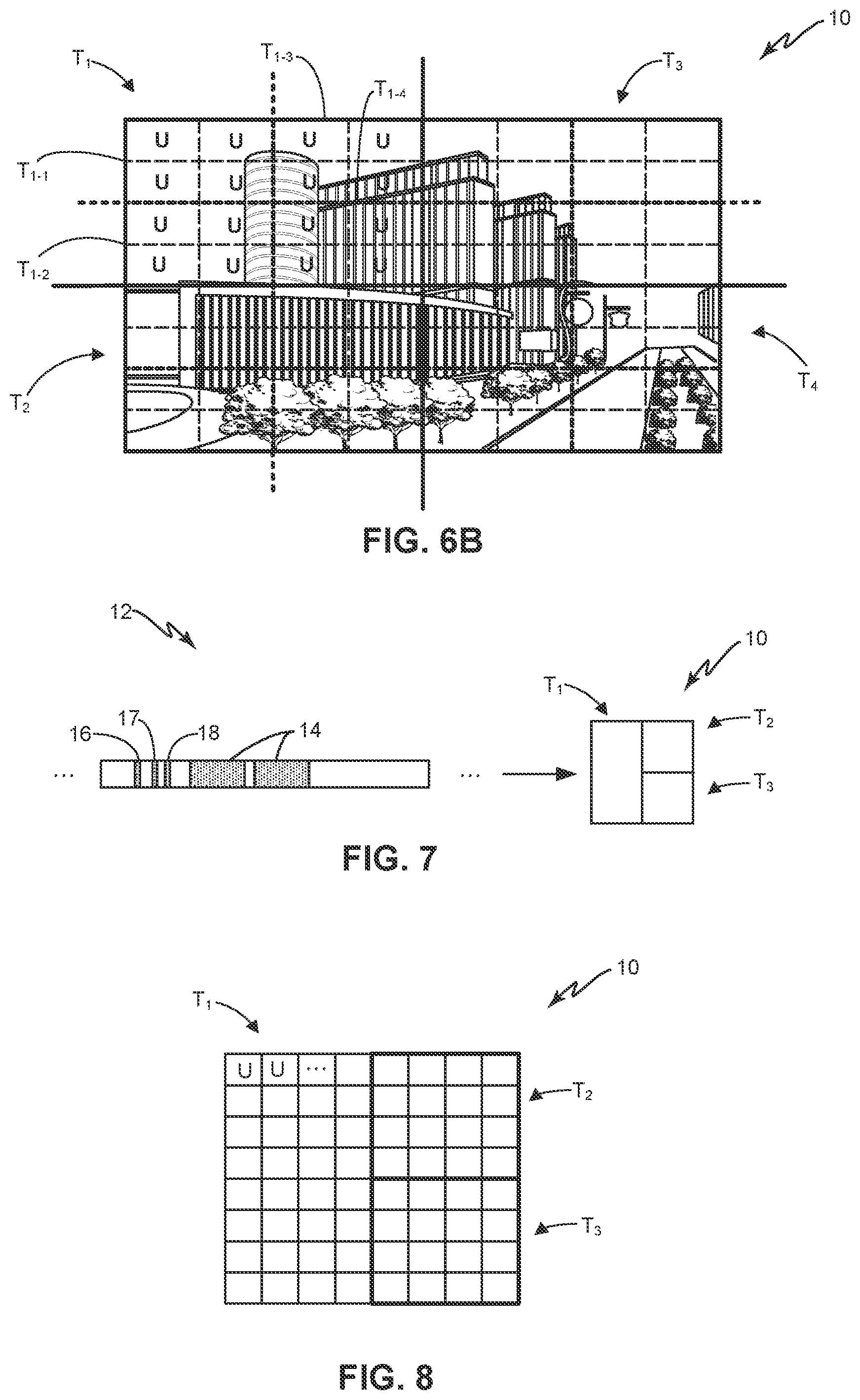 Patent US12101482 Figure 3 – Tile partitions with sub-tiles in video coding