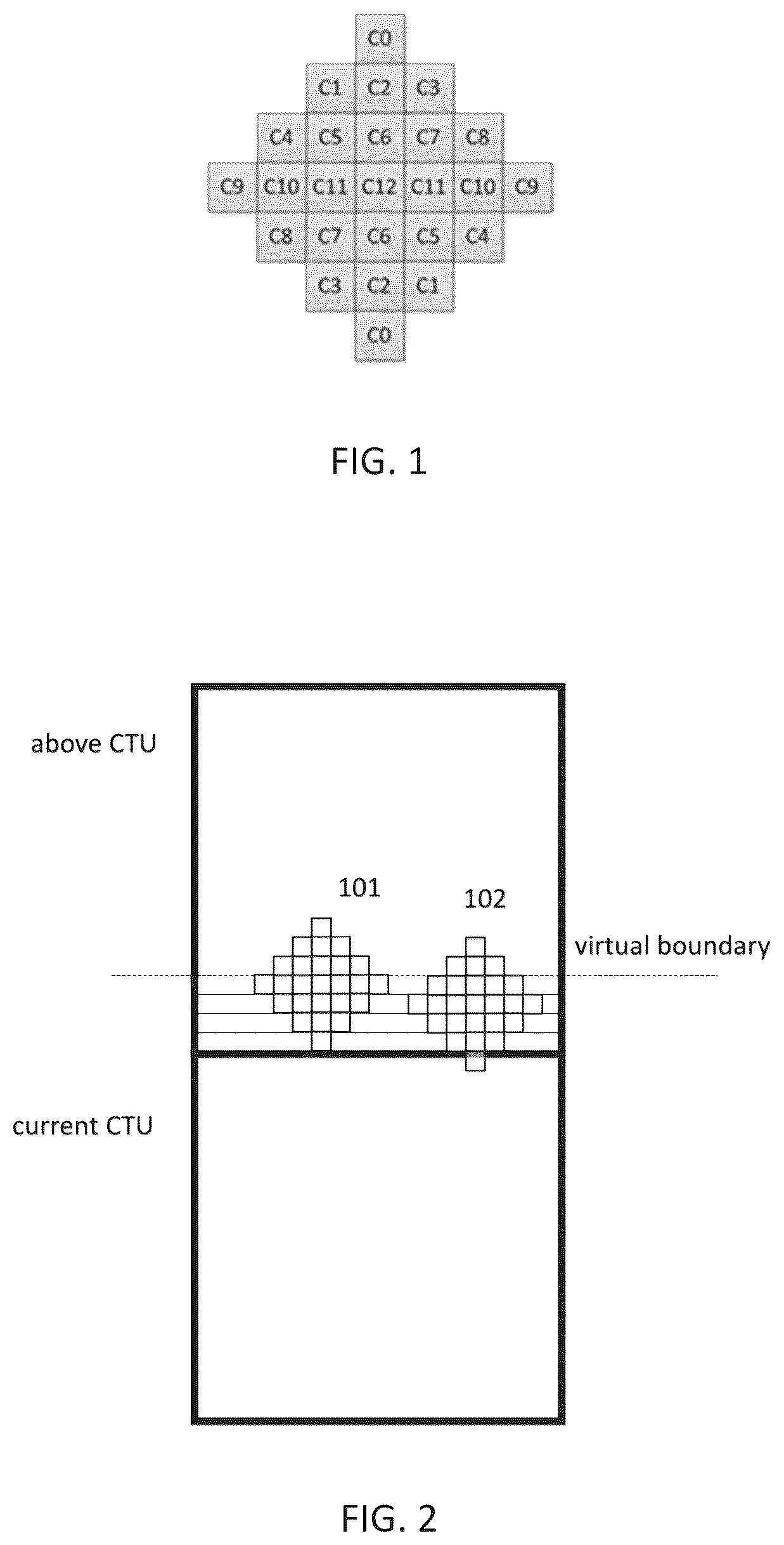 Patent US12101484 — Virtual boundary processing for adaptive loop filtering — Figure 1