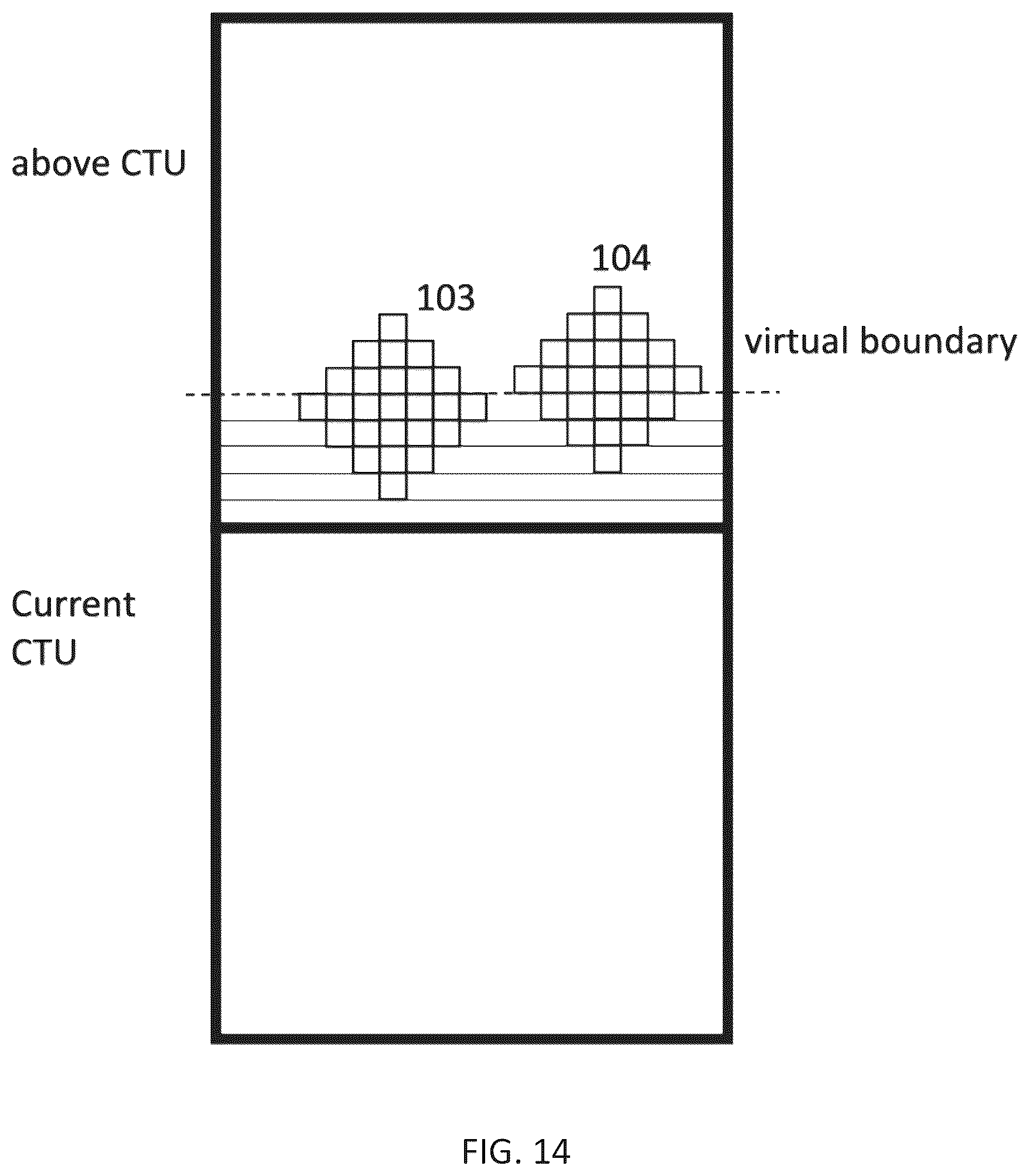 Patent US12101484 Figure 10 – Virtual boundary processing for adaptive loop filtering