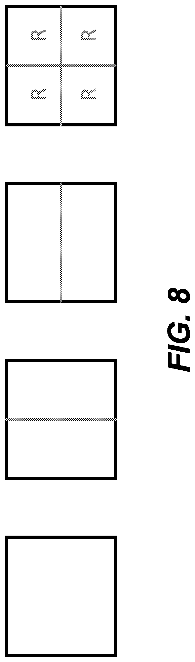 Patent US12101504 Figure 10 – Reference line for directional intra prediction