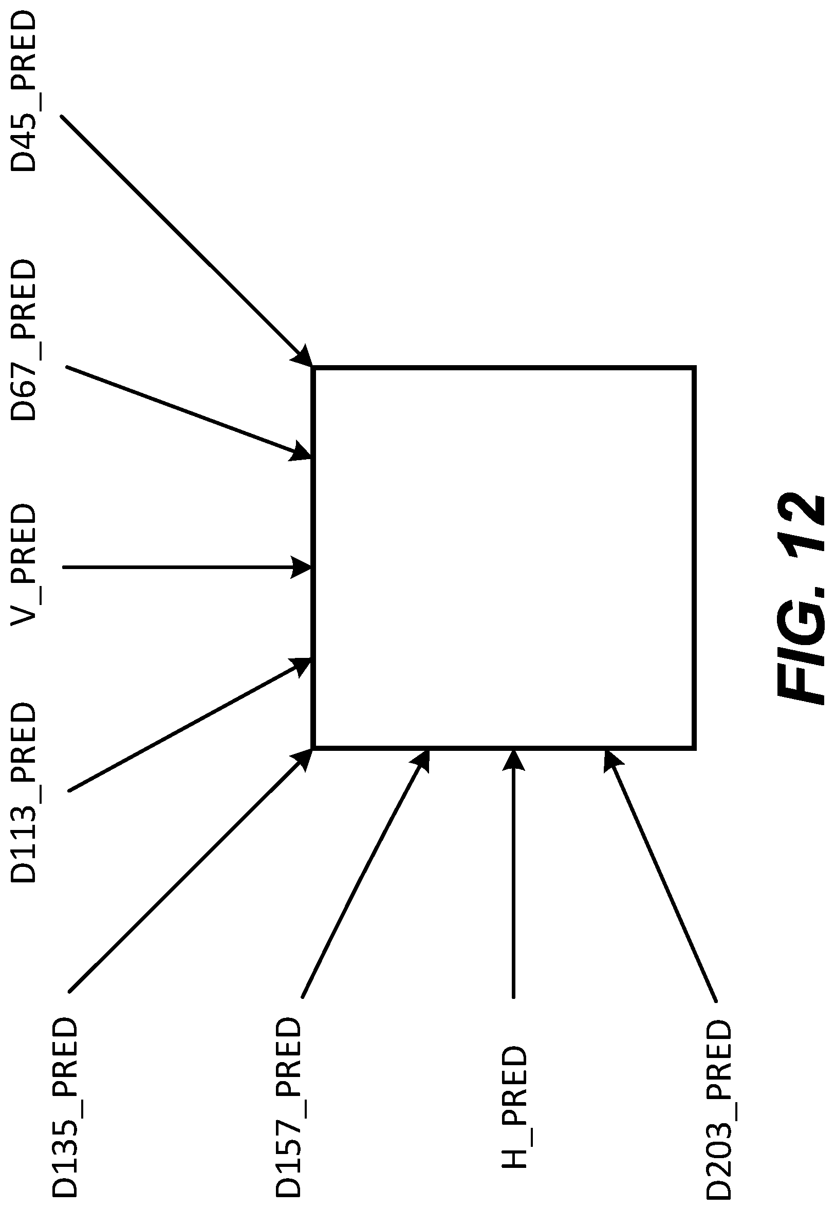 Patent US12101504 Figure 14 – Reference line for directional intra prediction