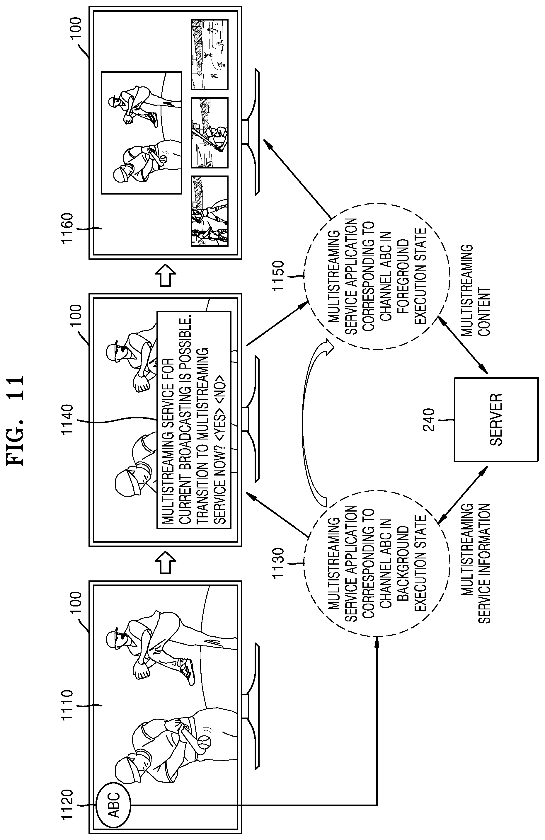 Patent US12101513 Figure 12 – Electronic device and method for operating same