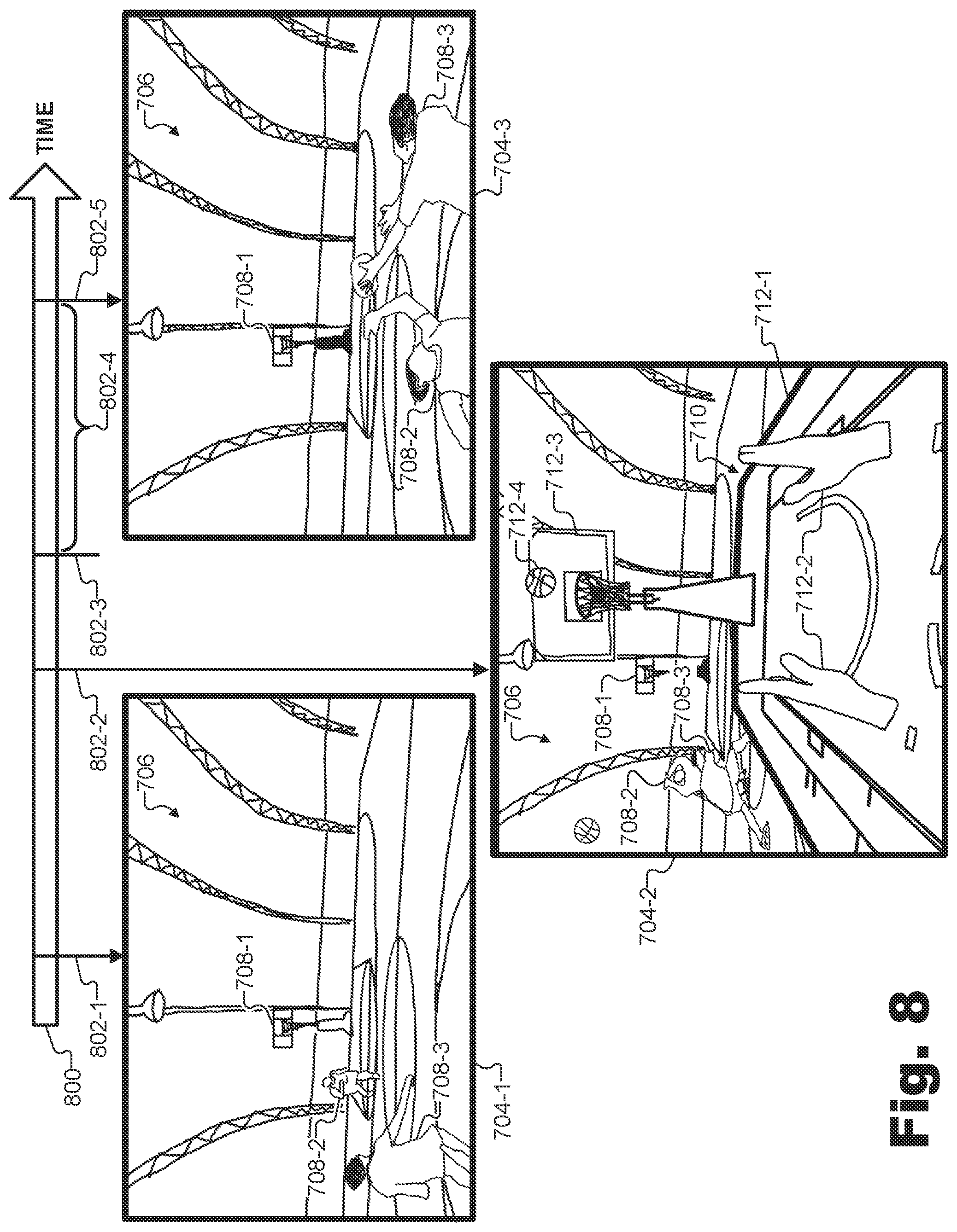 Patent US12101514 Figure 8 – Methods and systems for interactive content delivery in connection with a live video stream