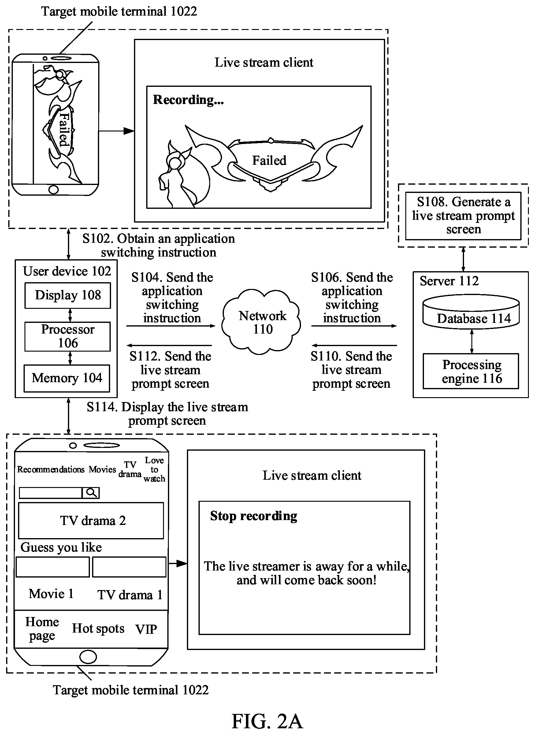 Patent US12101515 Figure 2 – Live stream screen display method and apparatus, storage medium, and electronic device
