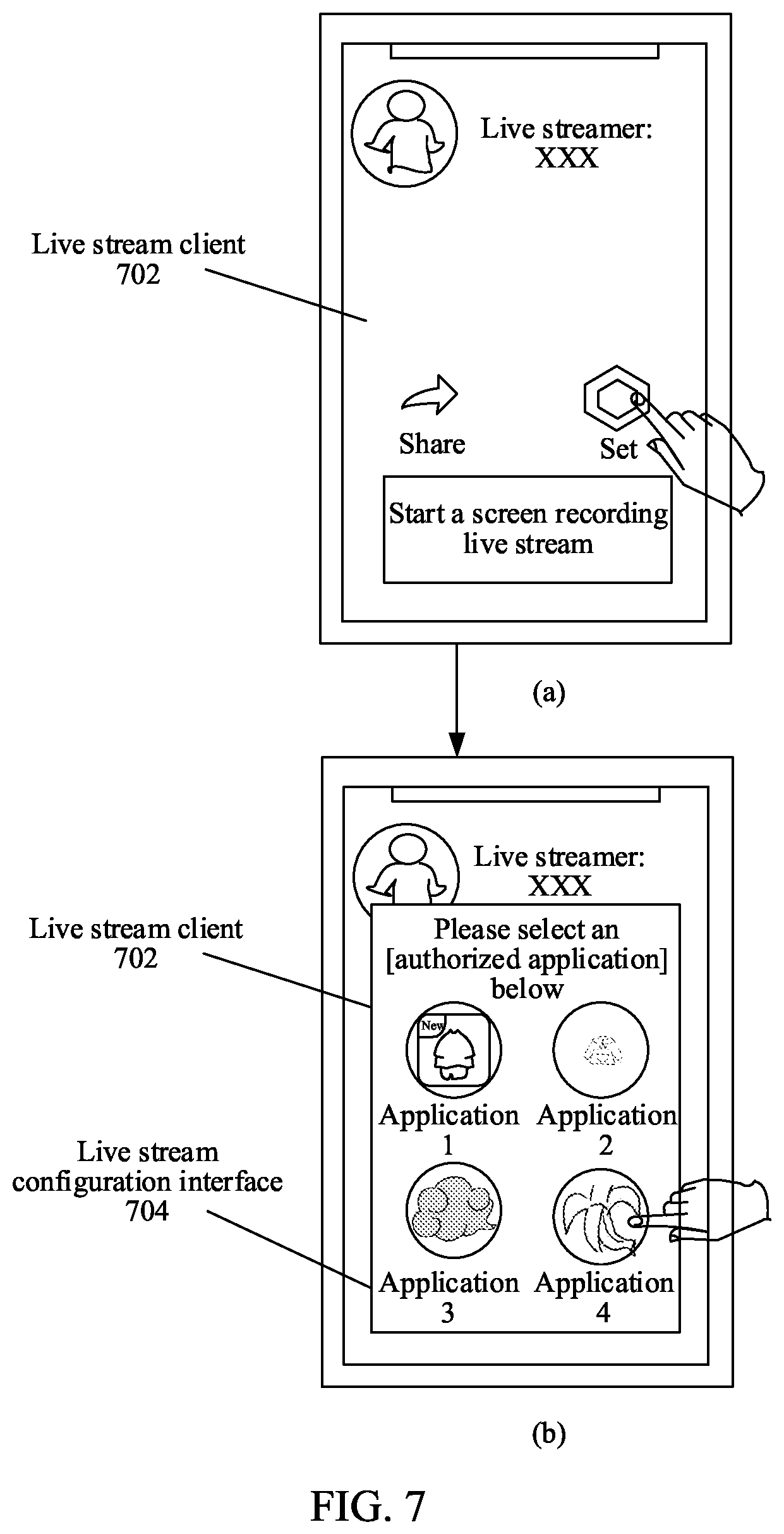 Patent US12101515 Figure 8 – Live stream screen display method and apparatus, storage medium, and electronic device