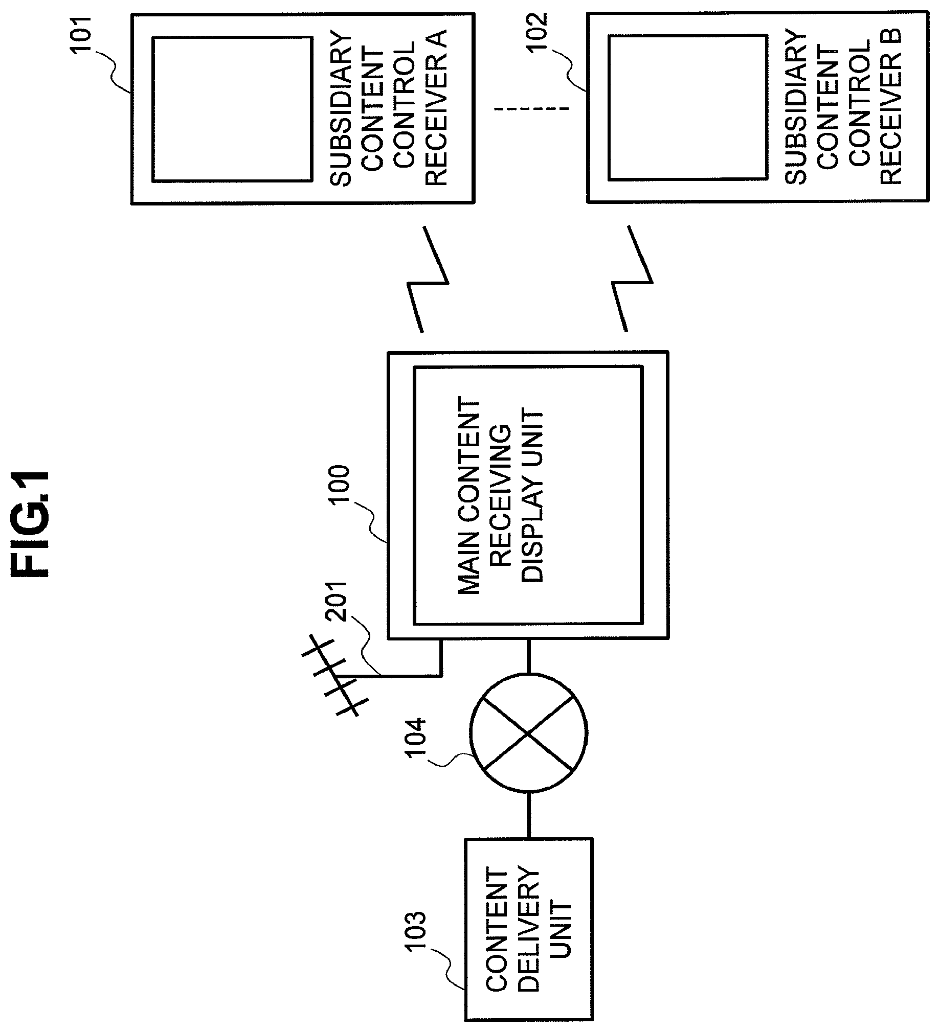 Patent US12101521 Figure 1 – Contents receiving system and client