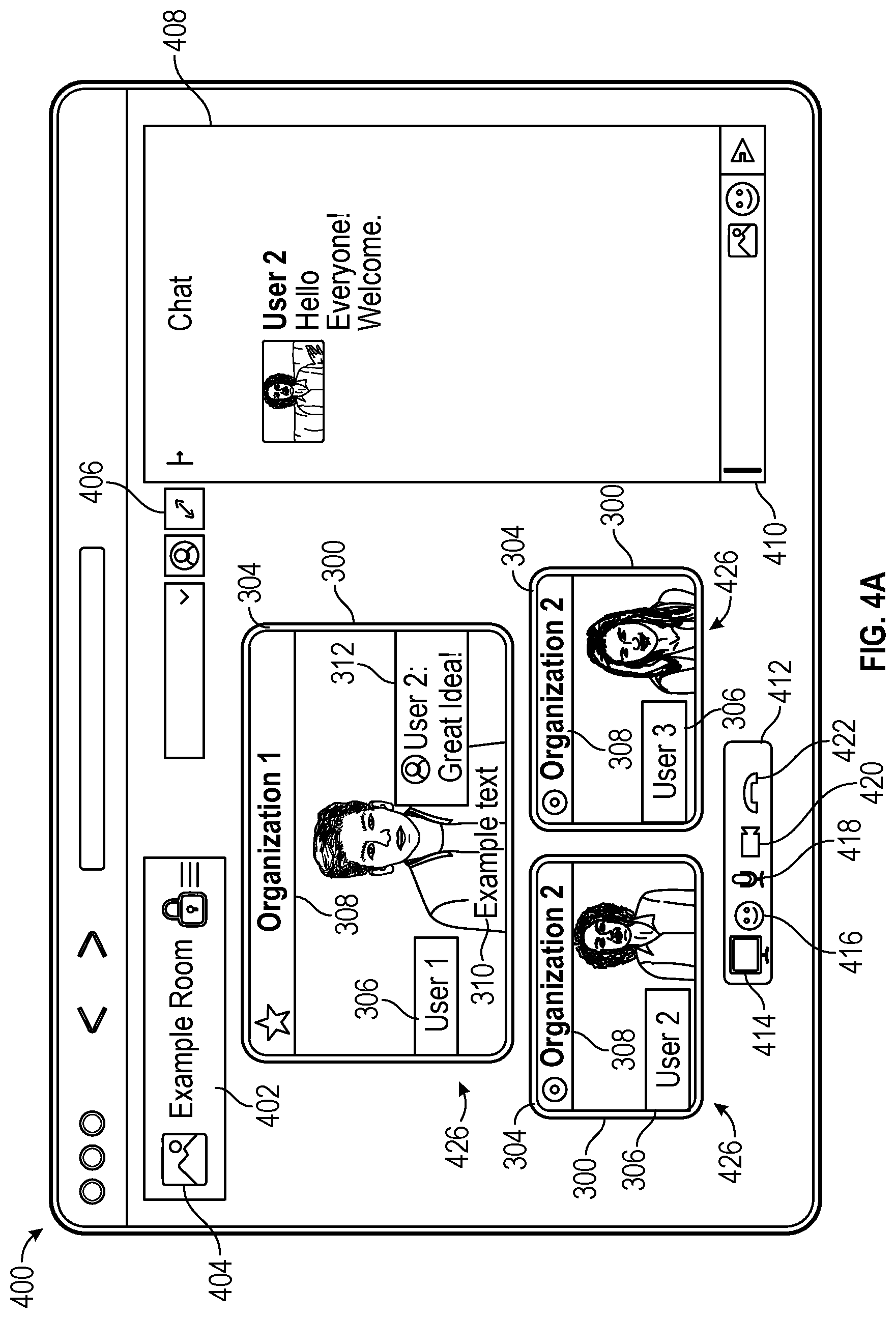 Patent US12101525 Figure 6 – Dynamic overlay elements for a video communication session