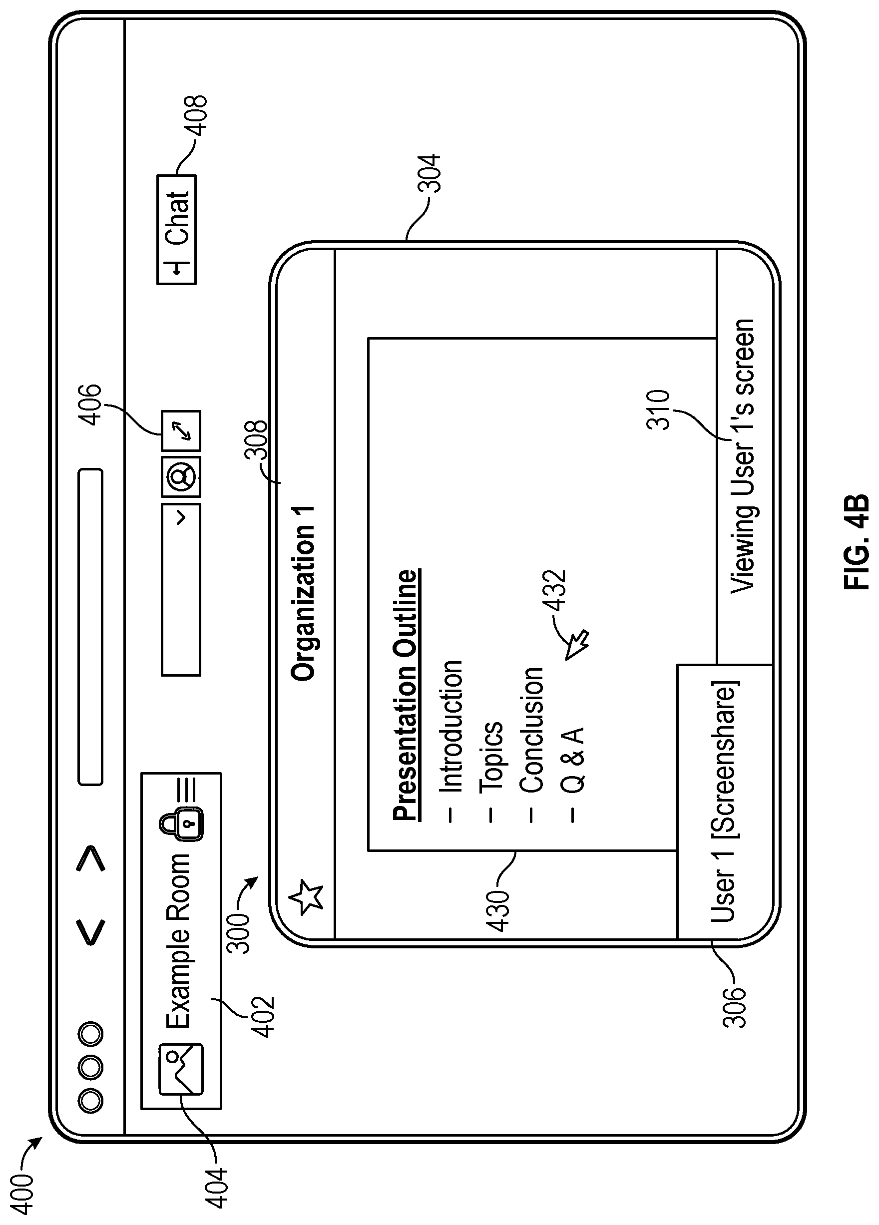 Patent US12101525 Figure 7 – Dynamic overlay elements for a video communication session