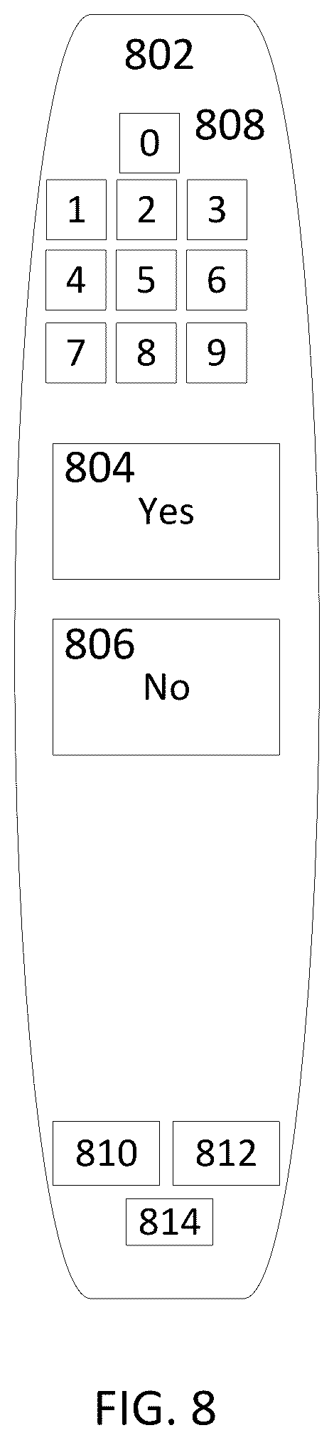 Patent US12101531 Figure 8 – Providing customized entertainment experience using human presence detection