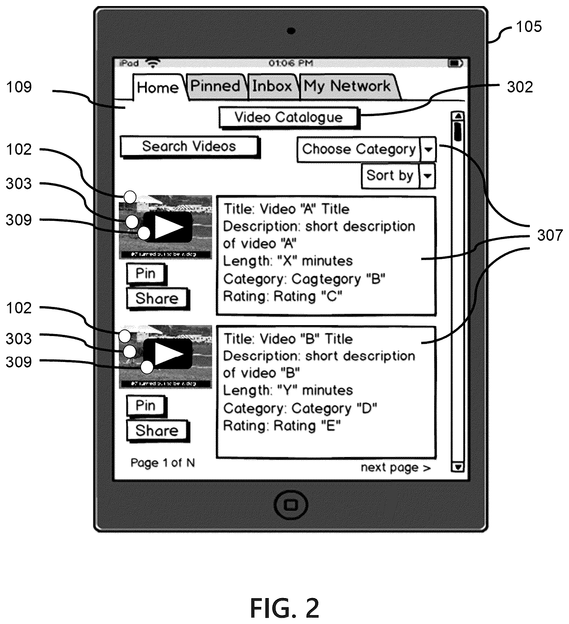 Patent US12101534 Figure 2 – Event-driven streaming media interactivity