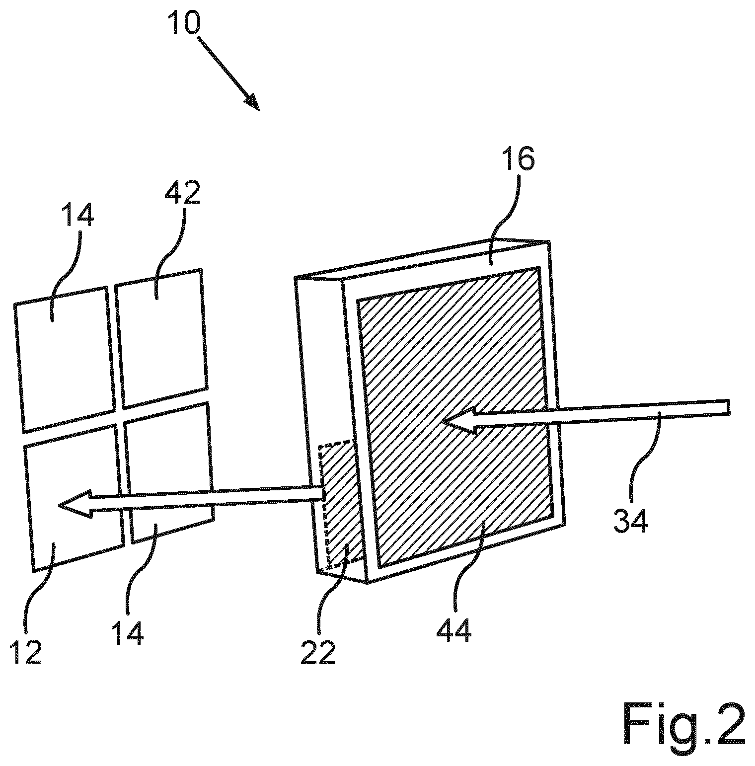 Patent US12101537 Figure 2 – Image sensor apparatus of a camera for detecting light