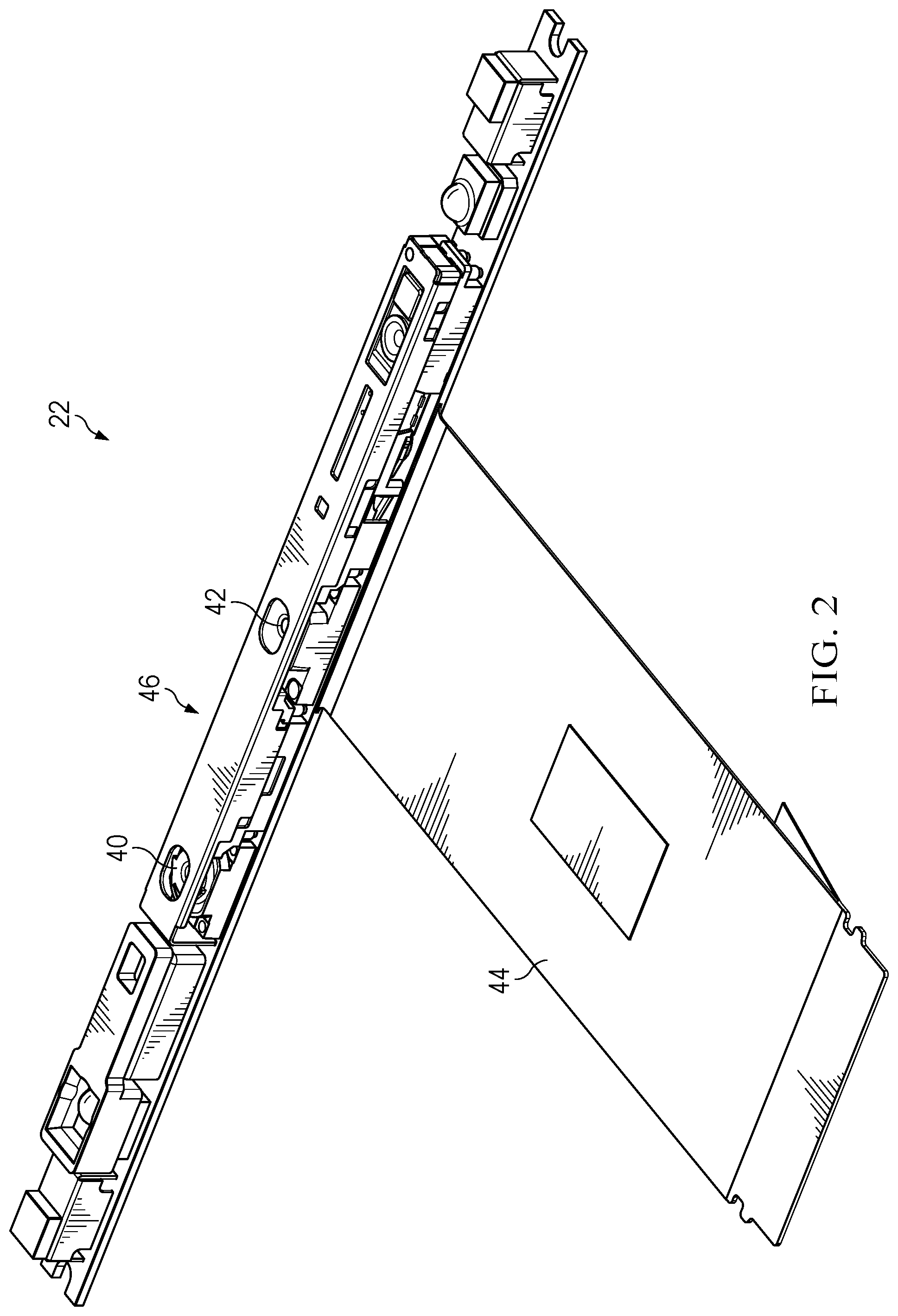 Patent US12101539 Figure 2 – Information handling system camera shutter with secondary security by power removal