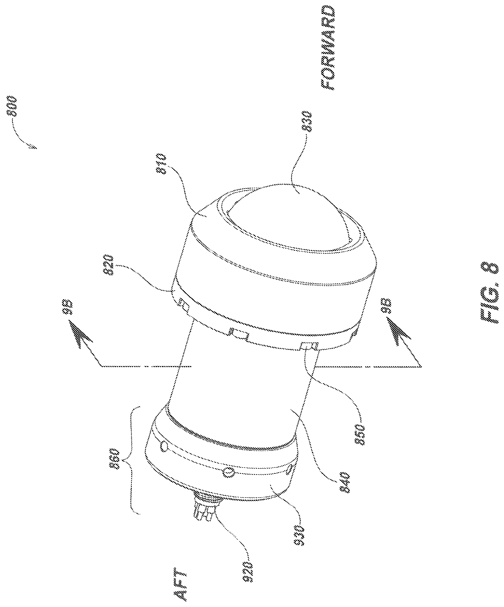 Patent US12101540 Figure 10 – Deep water enclosures for lighting and imaging