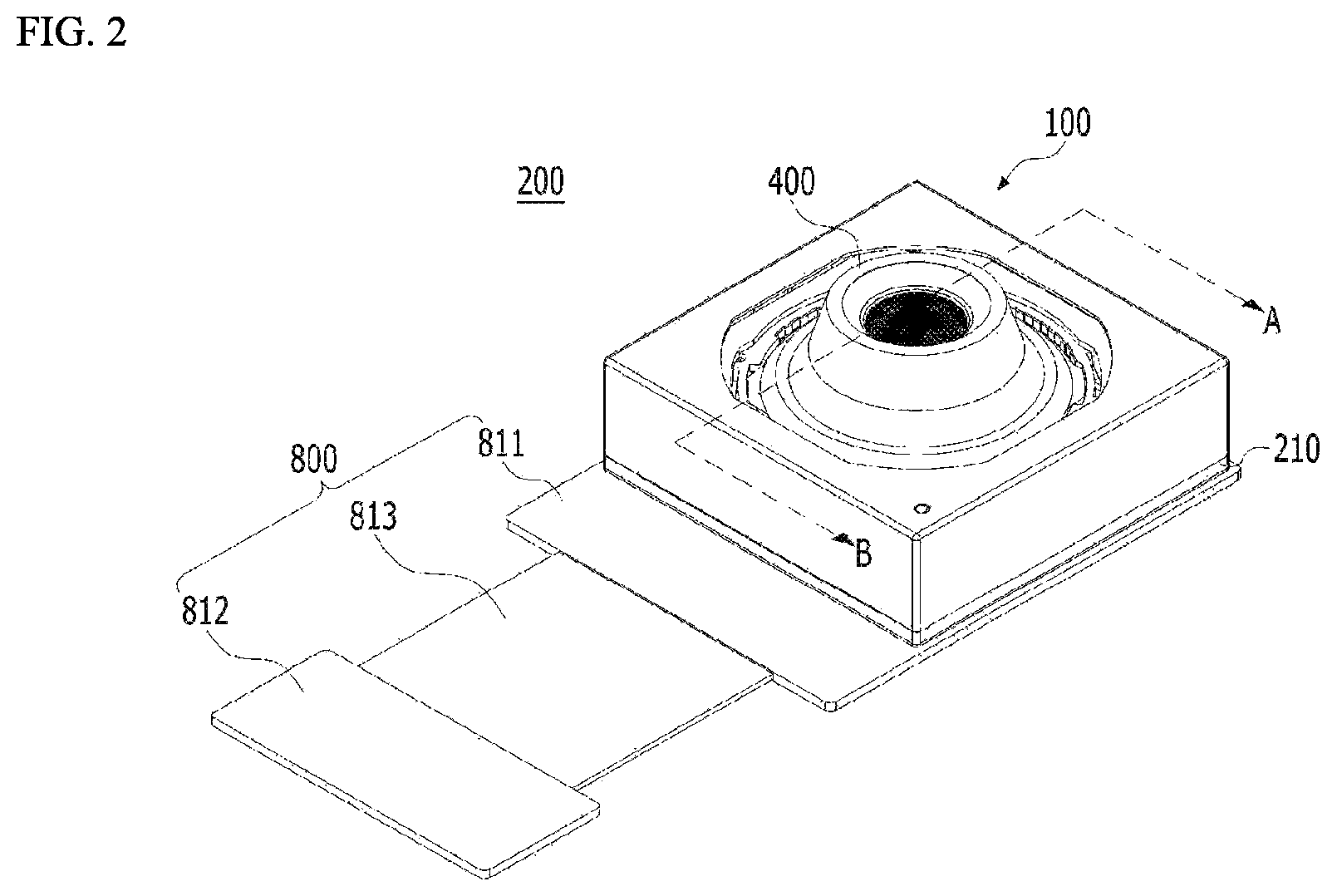 Patent US12101542 Figure 2 – Camera device