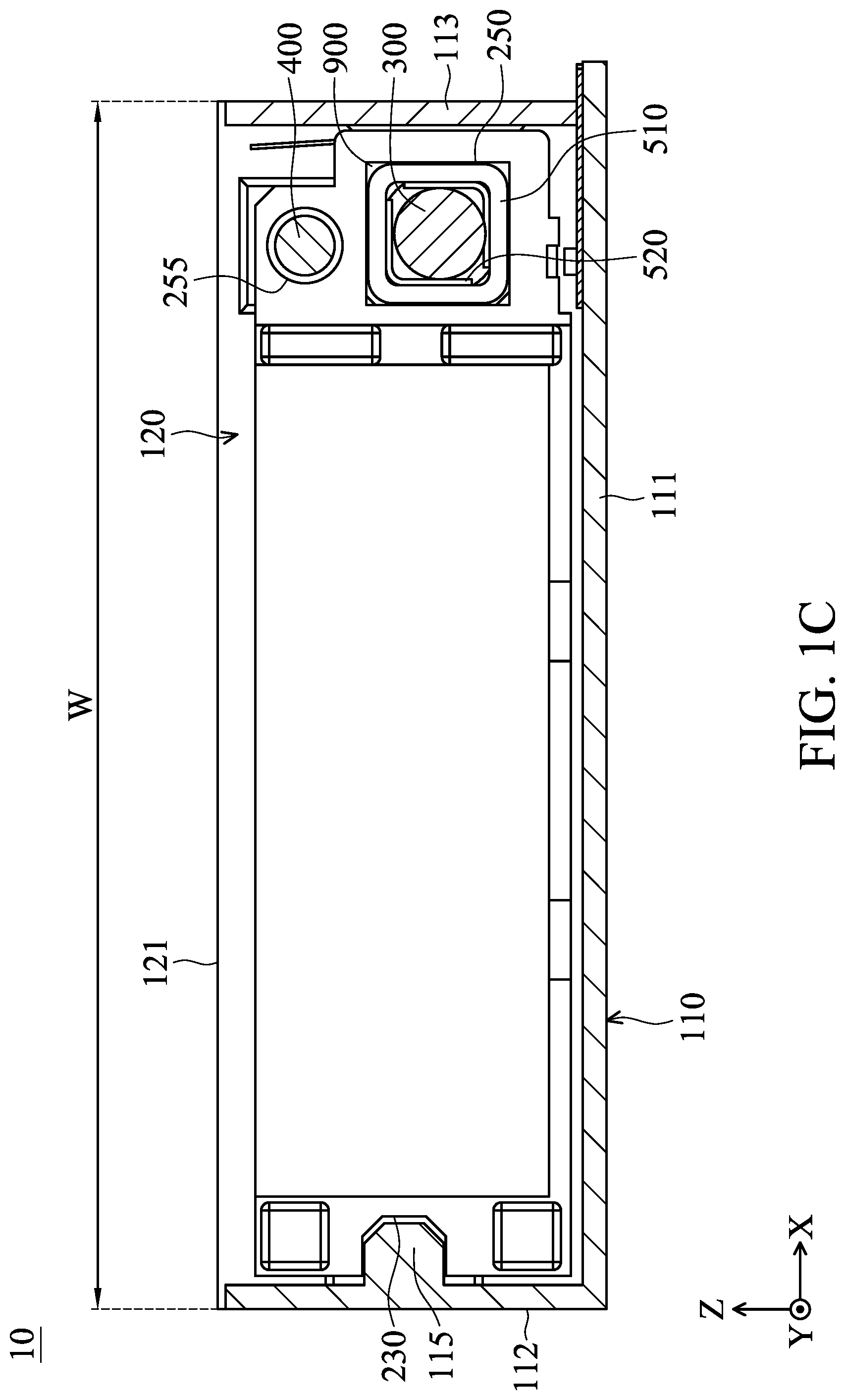 Patent US12101543 Figure 3 – Optical component driving mechanism