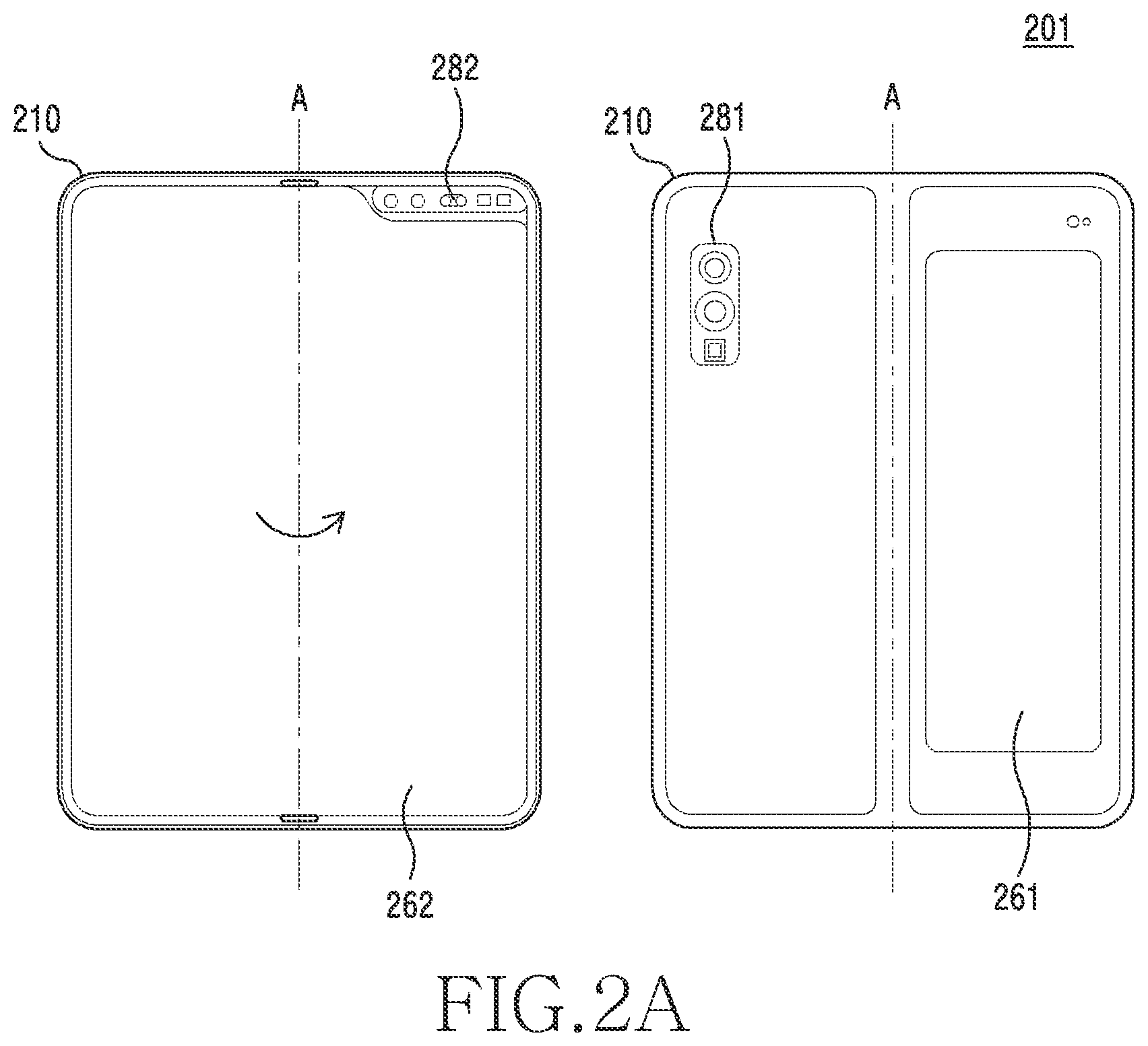 Patent US12101550 Figure 2 – Electronic device and method for controlling screen thereof