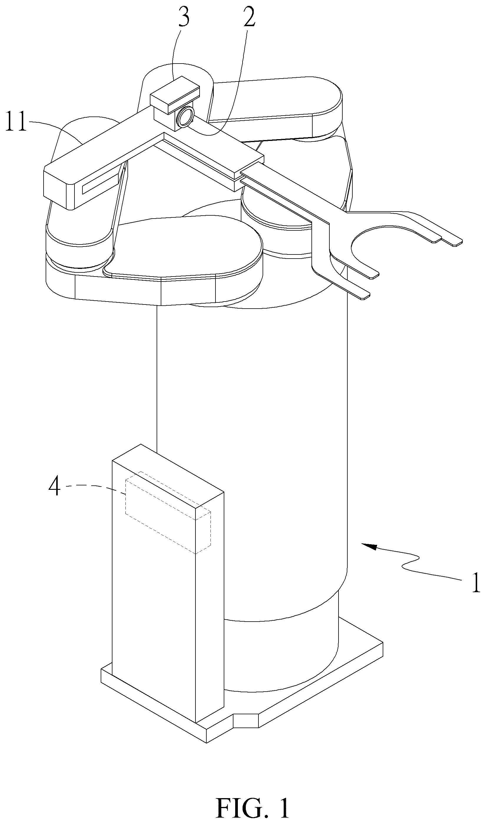 Patent US12101559 Figure 1 – Wafer position status inspection apparatus