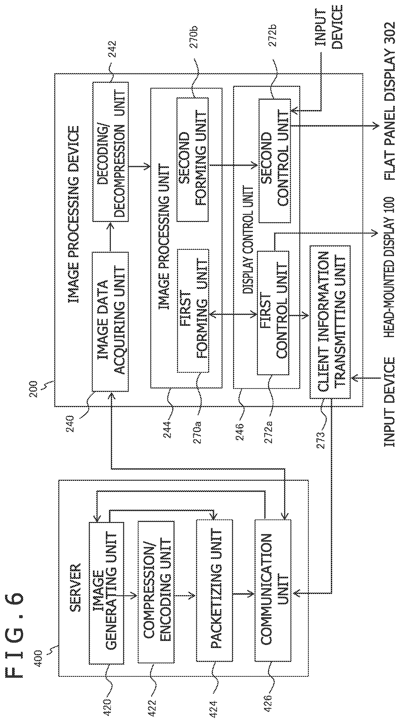 Patent US12101561 Figure 6 – Image display system, image processing device, and image display method