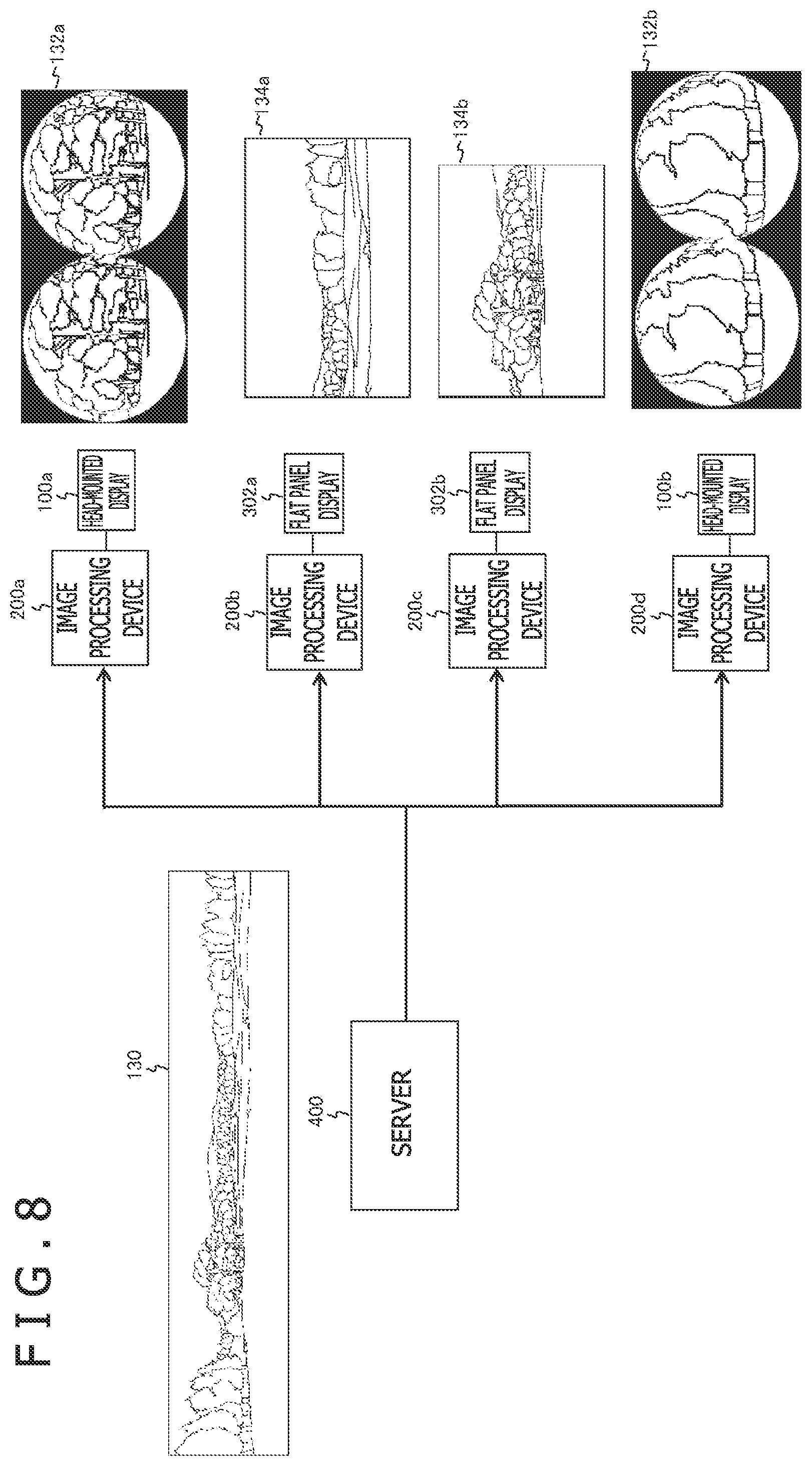 Patent US12101561 Figure 8 – Image display system, image processing device, and image display method