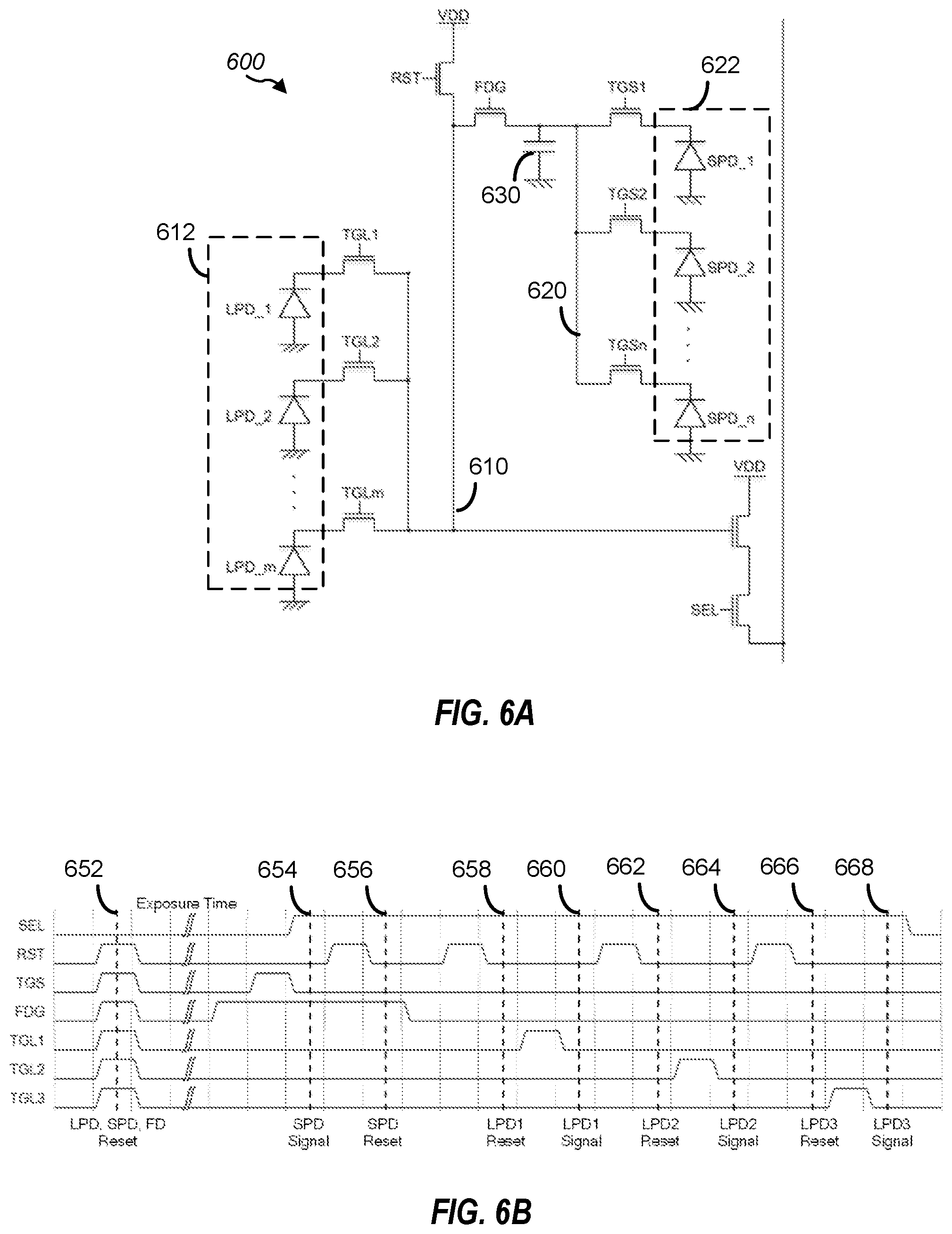 Patent US12101563 Figure 7 – Image sensor and data processing for parallel frame capture in high dynamic range (HDR) photography