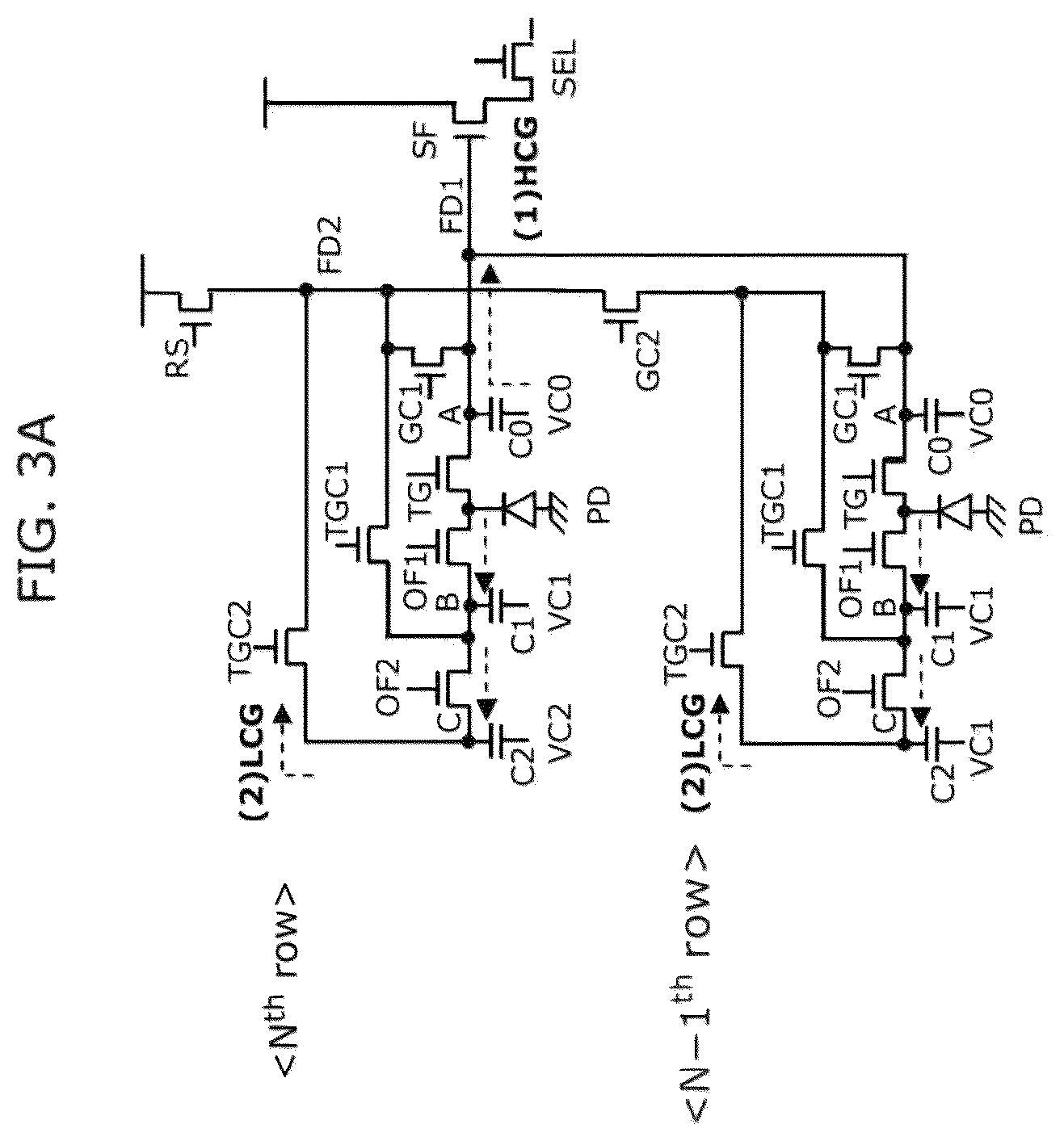 Patent US12101568 Figure 3 – Solid-state imaging apparatus and imaging apparatus including a plurality of overflow elements and storage capacitive elements