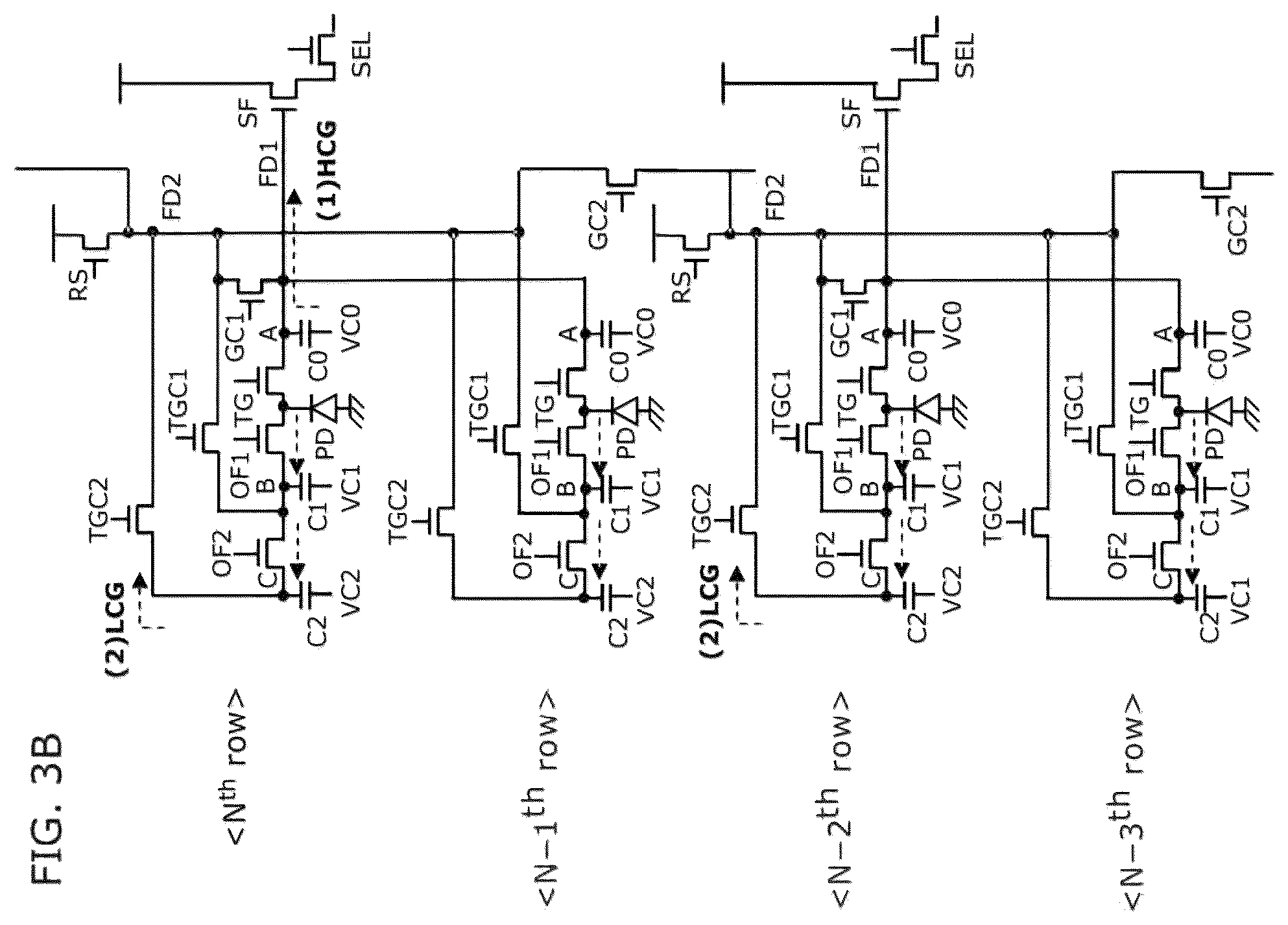 Patent US12101568 Figure 4 – Solid-state imaging apparatus and imaging apparatus including a plurality of overflow elements and storage capacitive elements