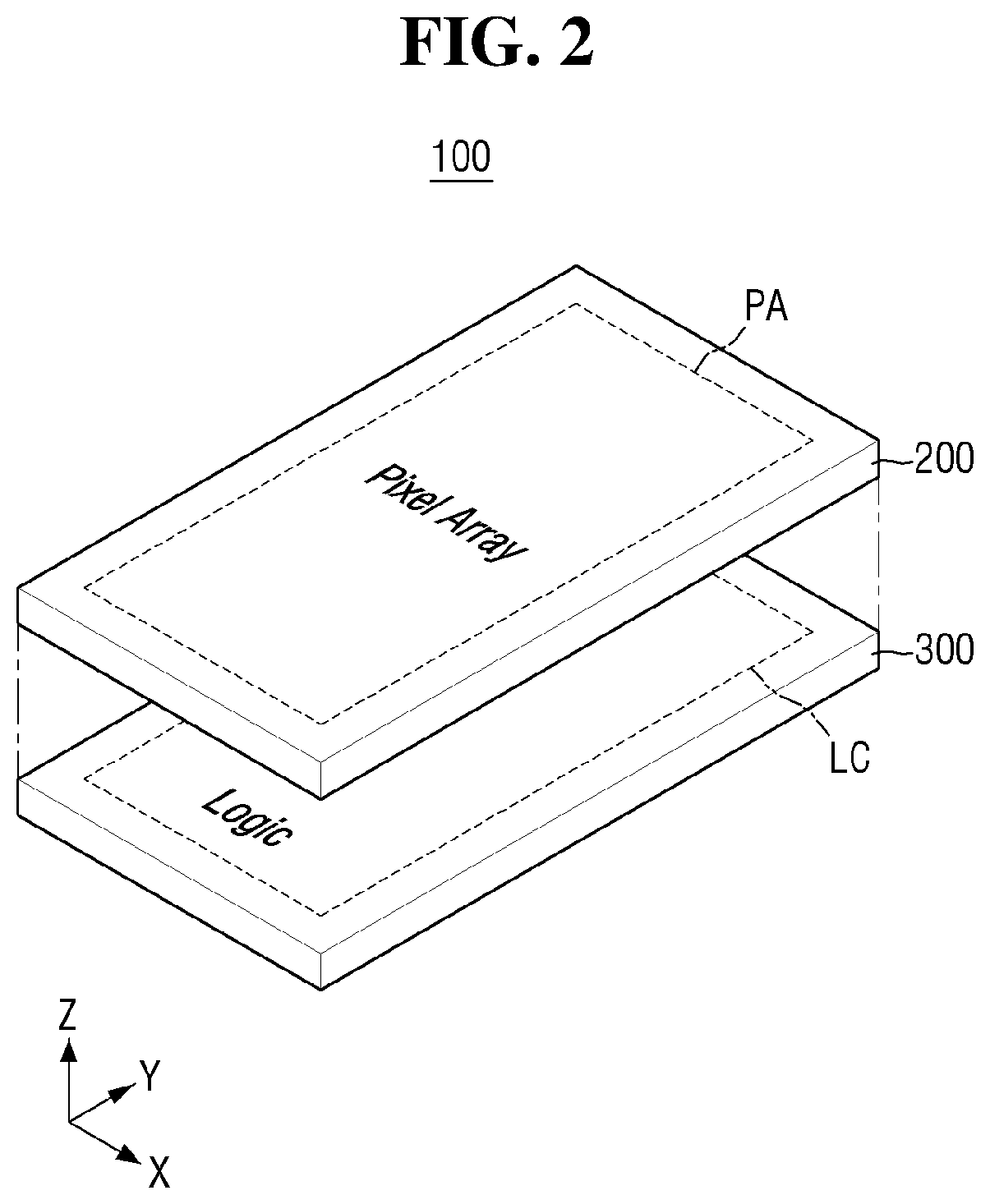 Patent US12101570 Figure 2 – Unit pixel including one or more capacitors and an image sensor including the same