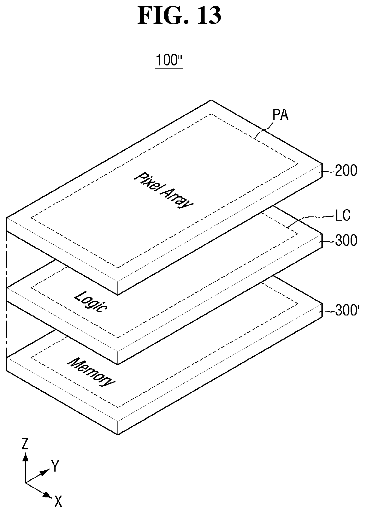Patent US12101570 Figure 13 – Unit pixel including one or more capacitors and an image sensor including the same
