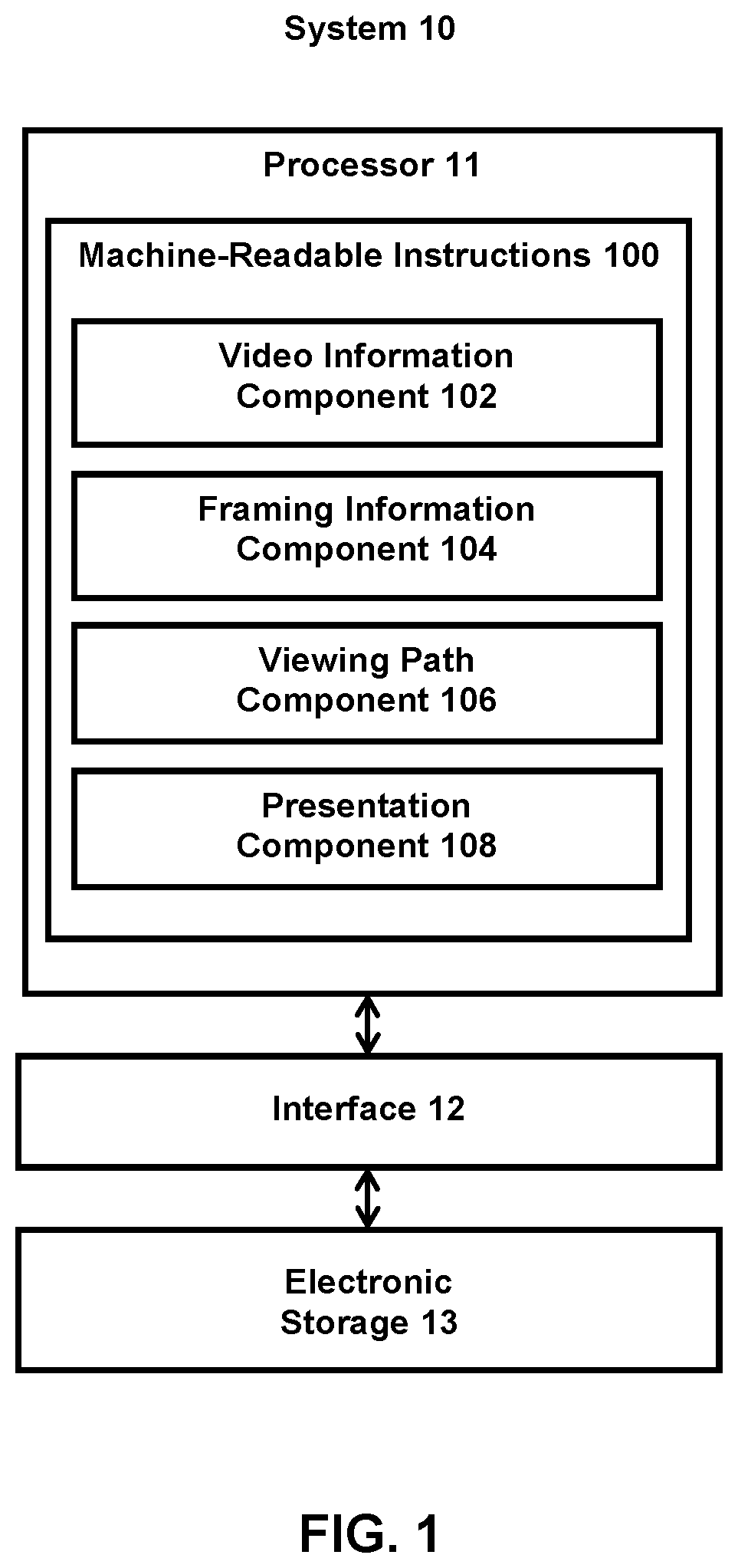 Patent US12101574 Figure 1 – Systems and methods for determining viewing paths through videos