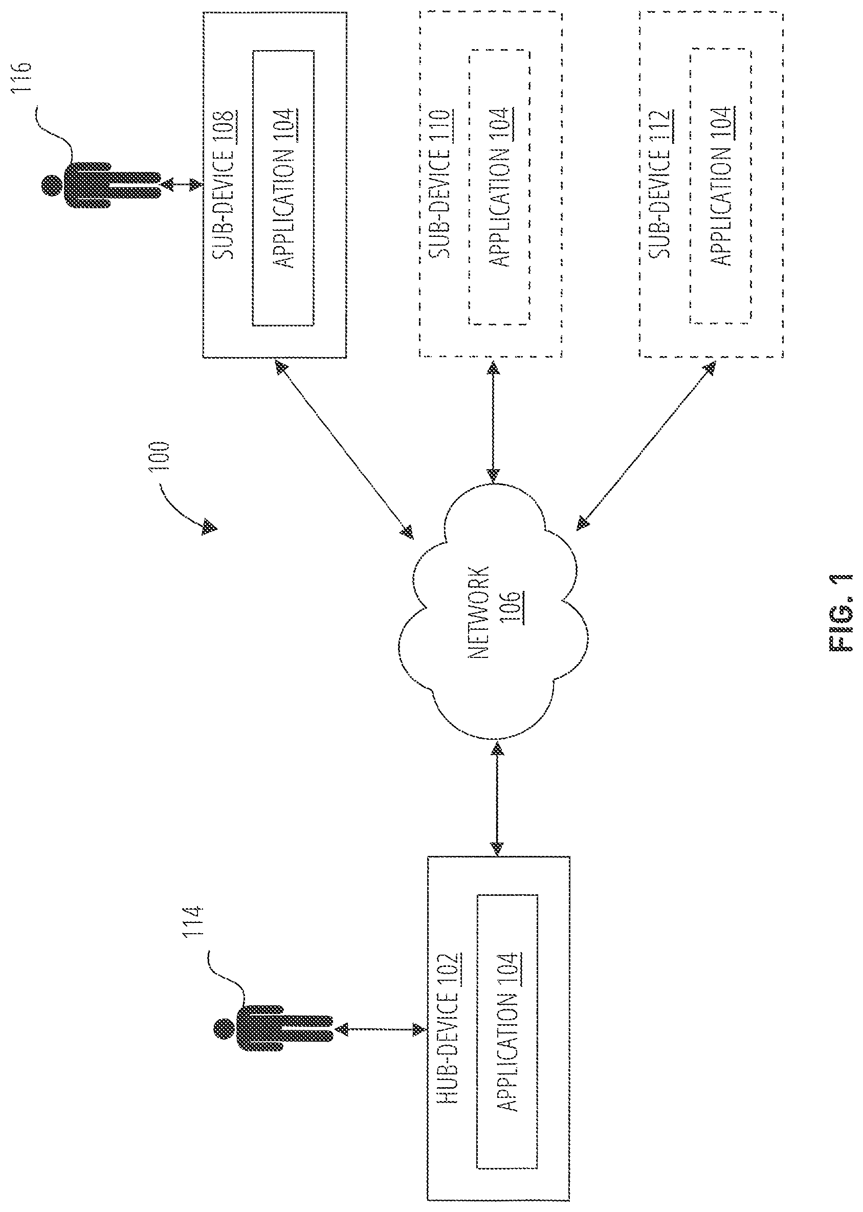 Patent US12101577 Figure 1 – System for automated audio and/or video communication and related methods