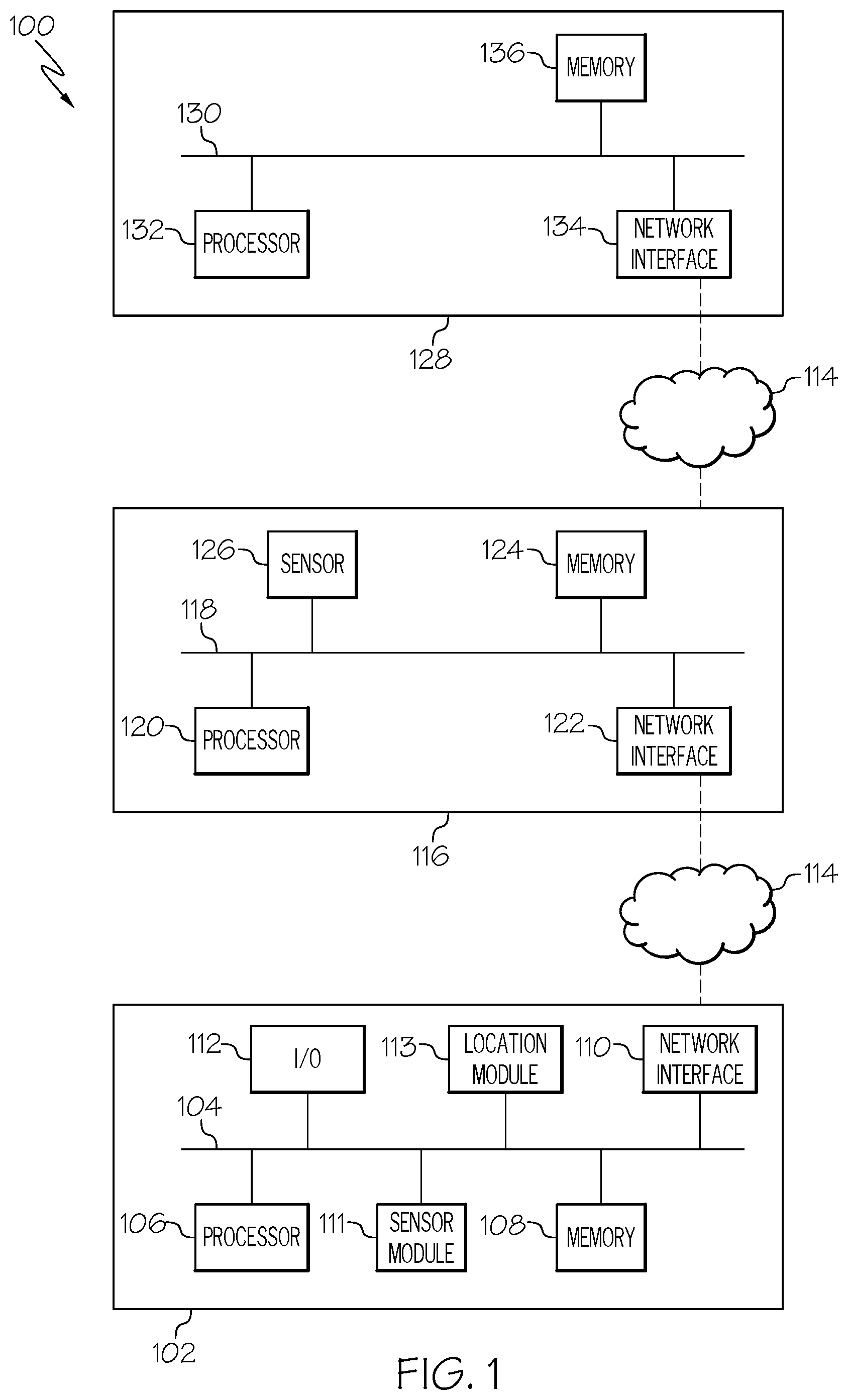 Patent US12101578 Figure 1 – Context-aware large scale surrounding view with RSU assist