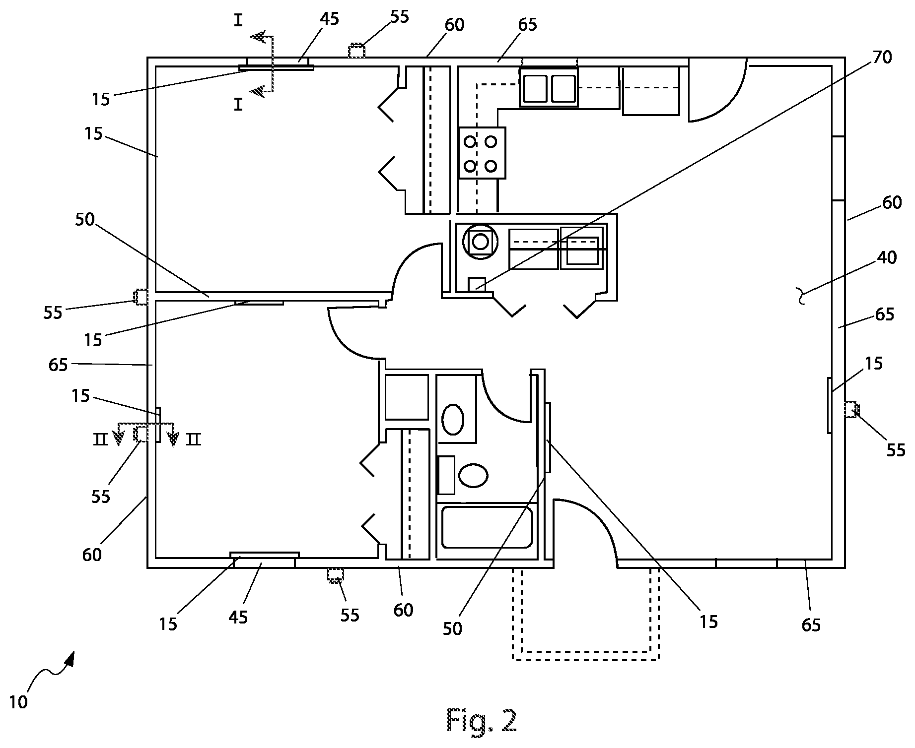 Patent US12101579 Figure 2 – Live projected display panel system