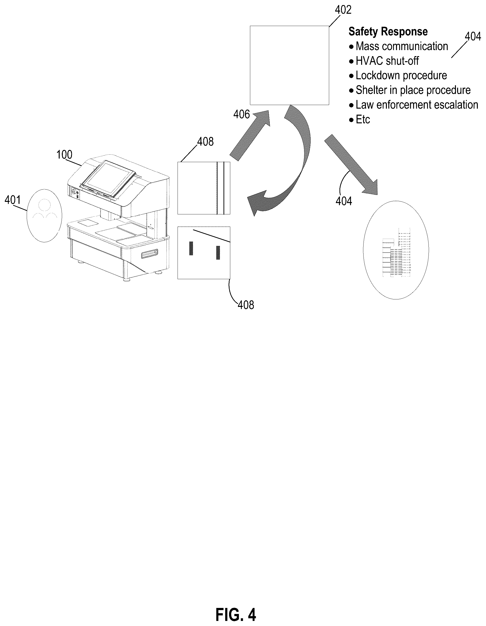 Patent US12101581 Figure 4 – Method and system for recording a mail screening process