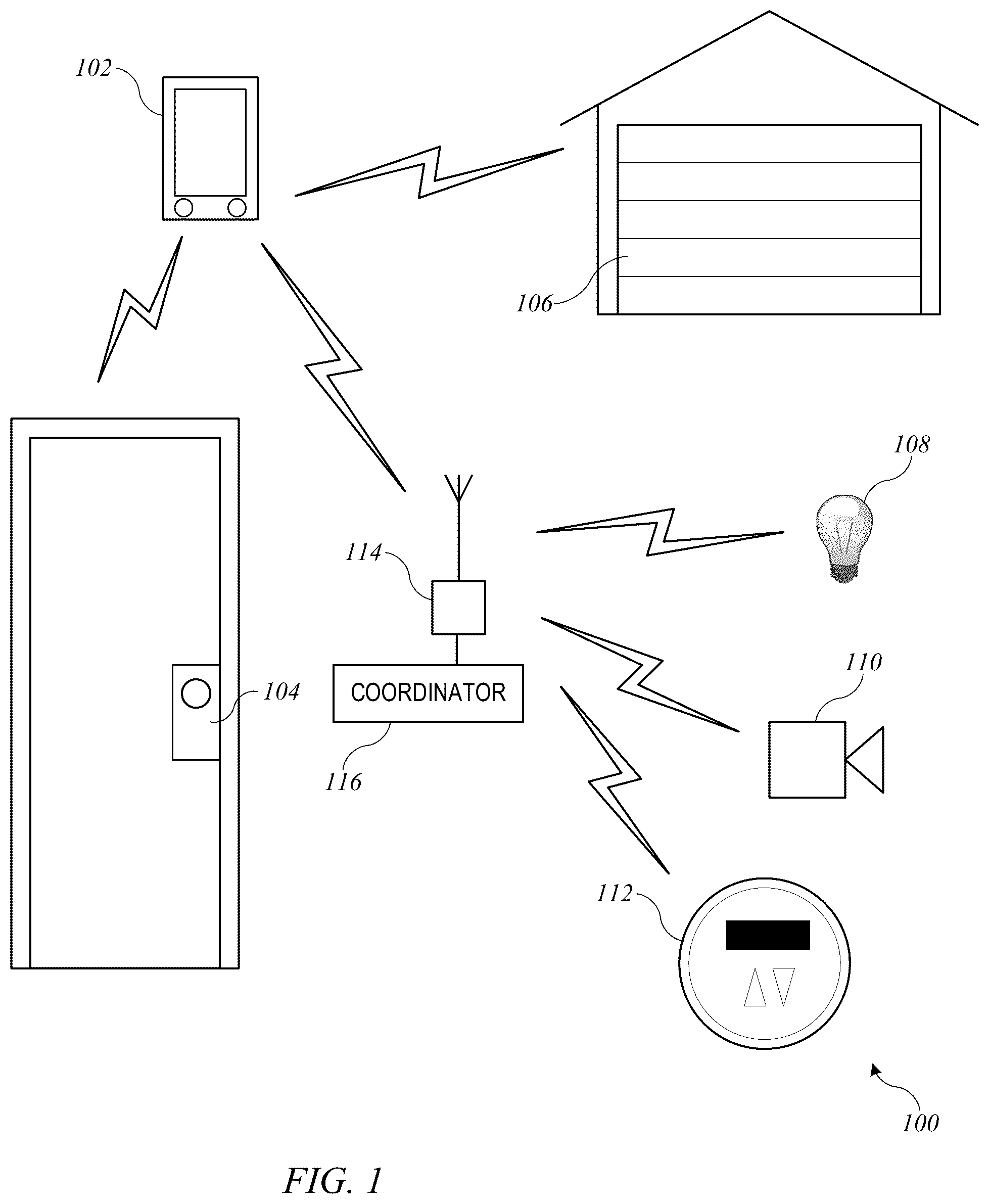 Patent US12101582 Figure 1 – Integrated accessory control user interface