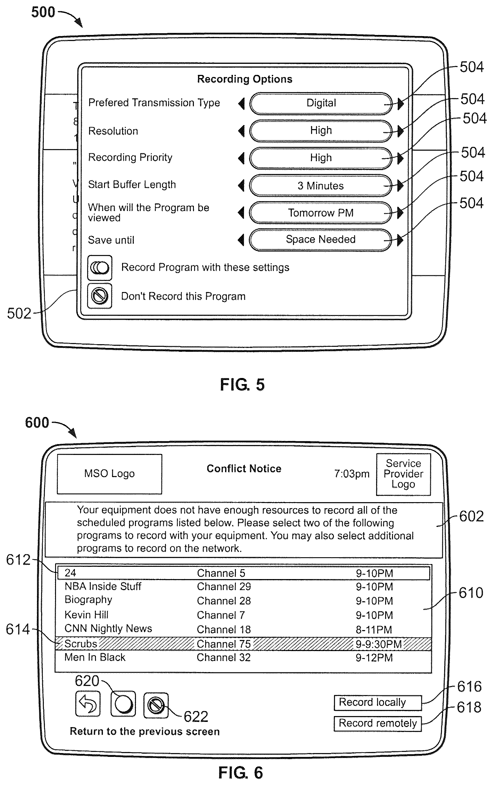 Patent US12101584 Figure 3 – Systems and methods for recording programs using a network recording device as supplemental storage
