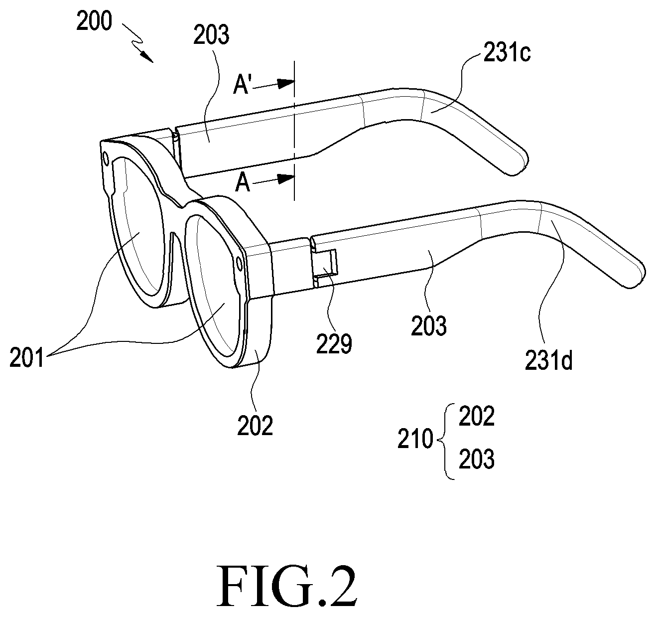 Patent US12101585 Figure 2 – Speaker module mounting structure and electronic device including the same