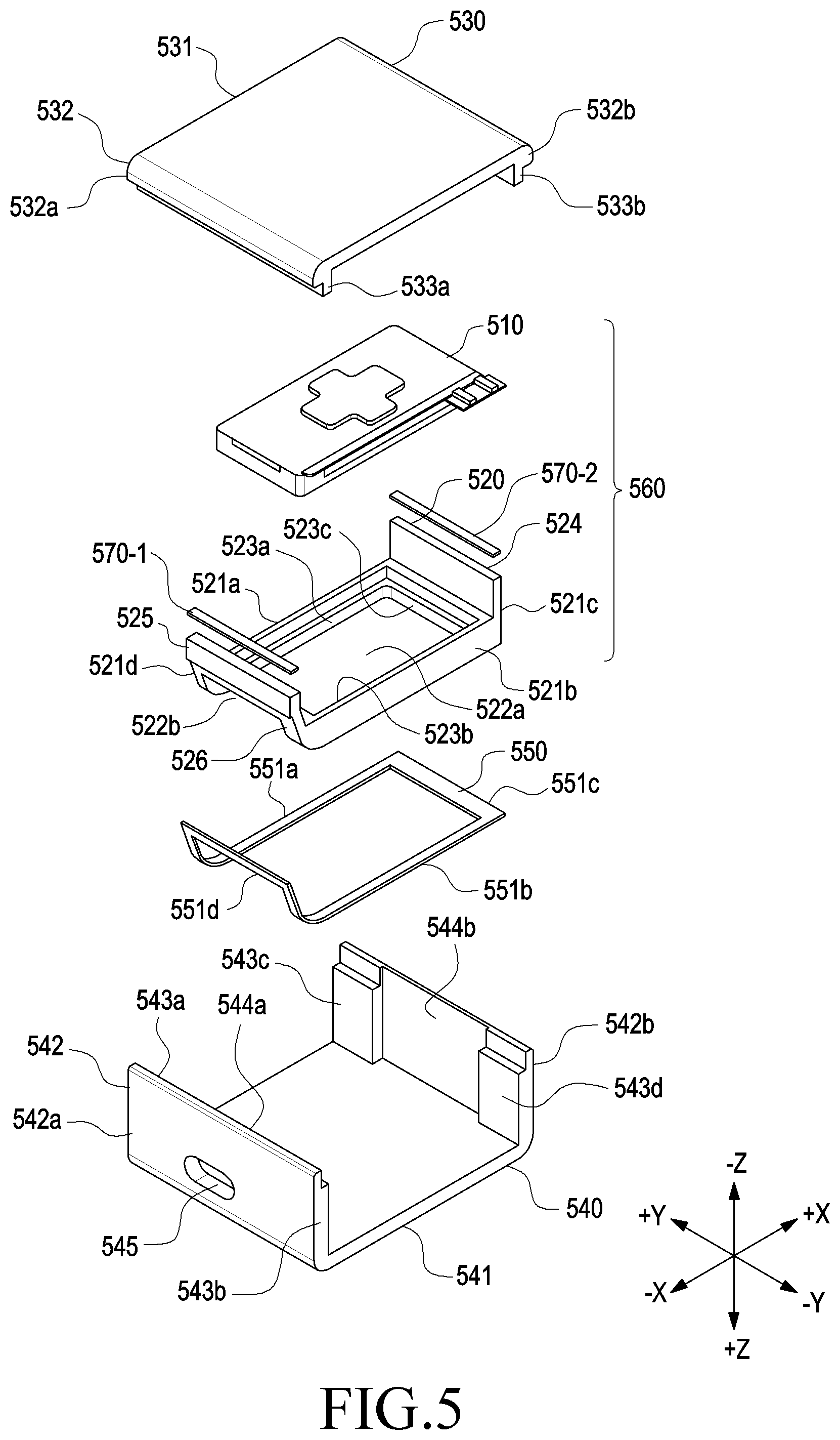 Patent US12101585 Figure 5 – Speaker module mounting structure and electronic device including the same