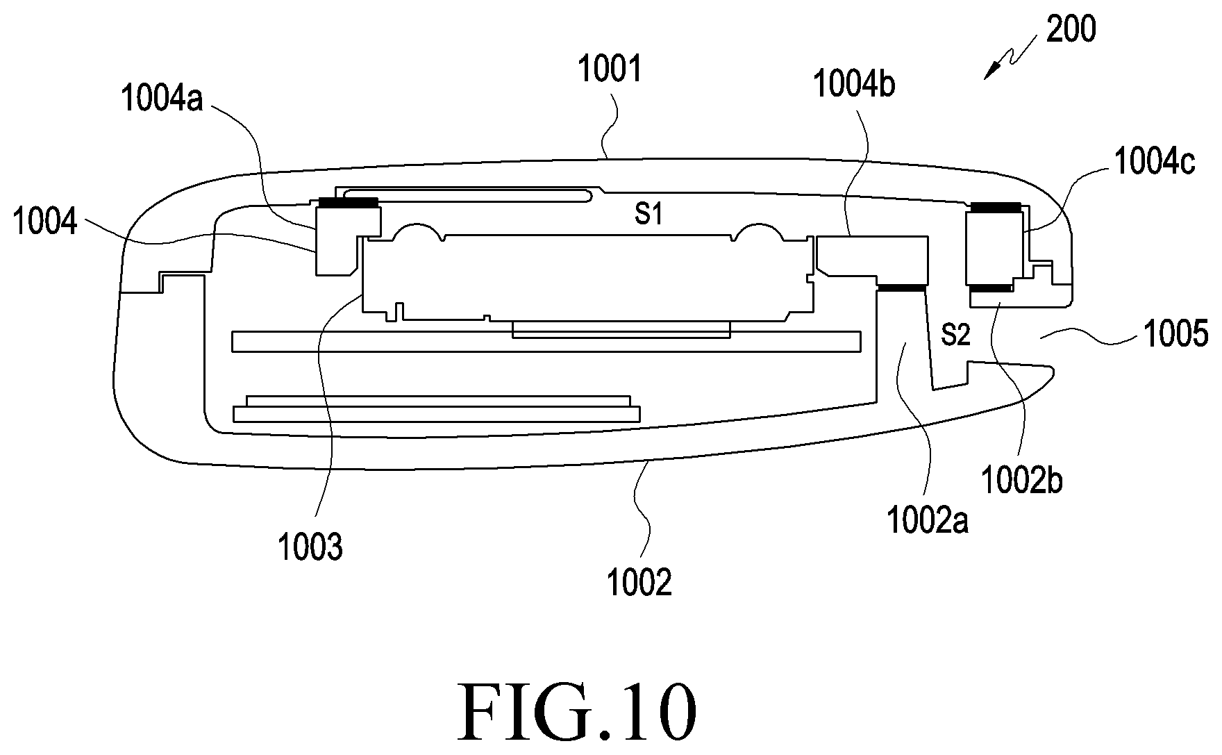 Patent US12101585 Figure 8 – Speaker module mounting structure and electronic device including the same