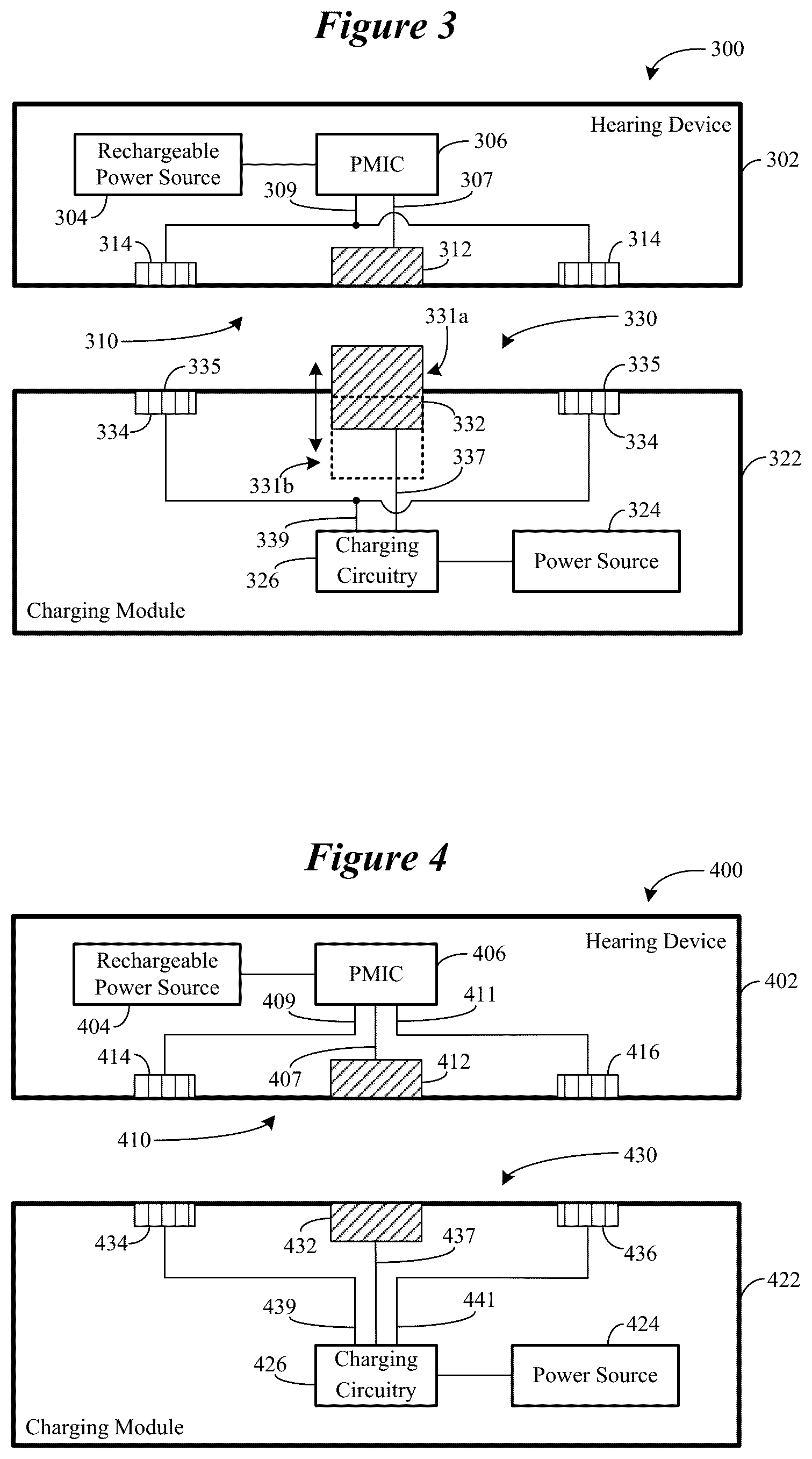 Patent US12101588 Figure 4 – System for charging an ear-worn electronic device